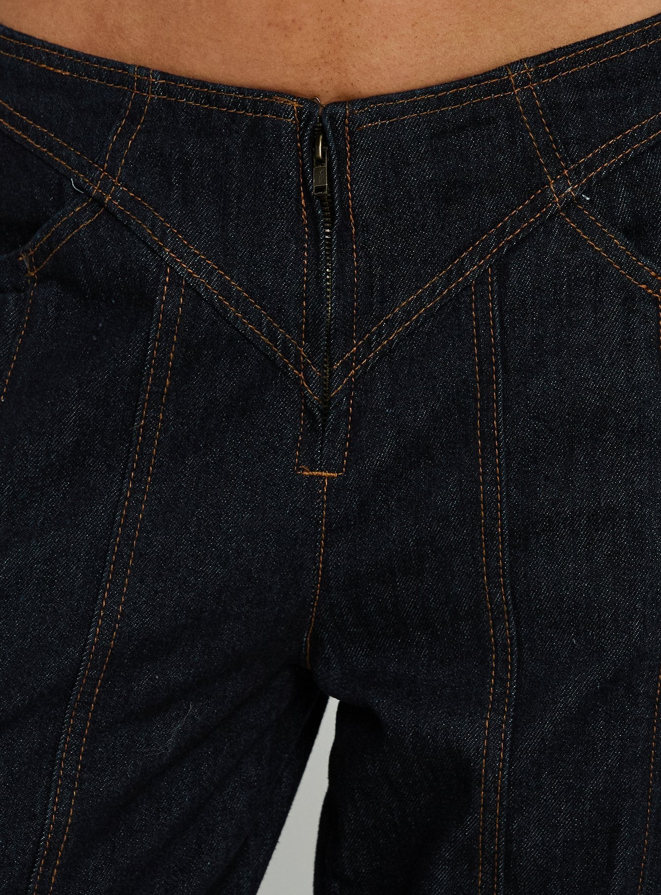 Daydream Tie Up Jeans Dark Denim