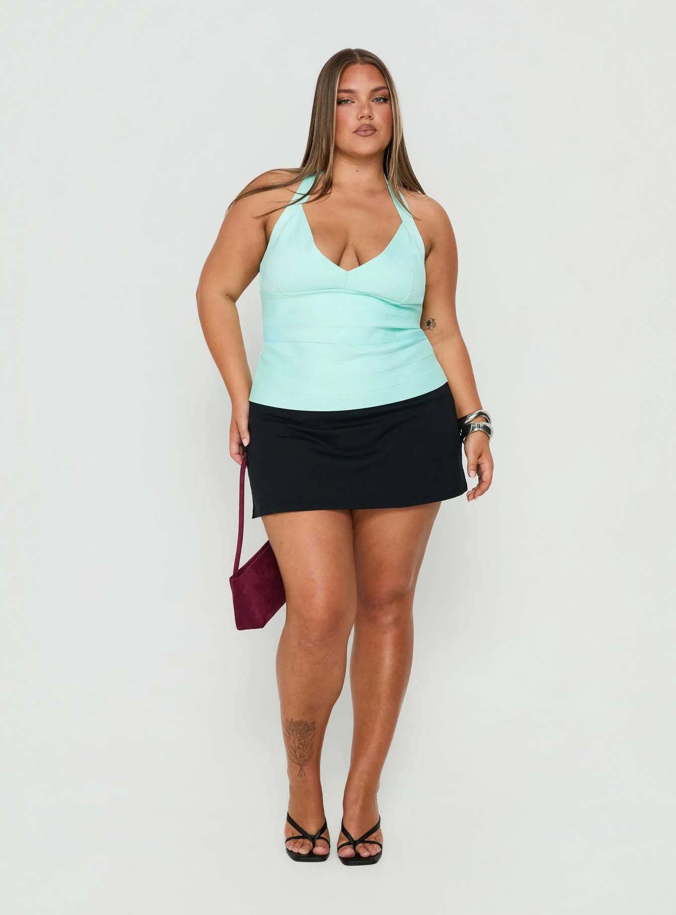 Daily Define Micro Skort Black Curve