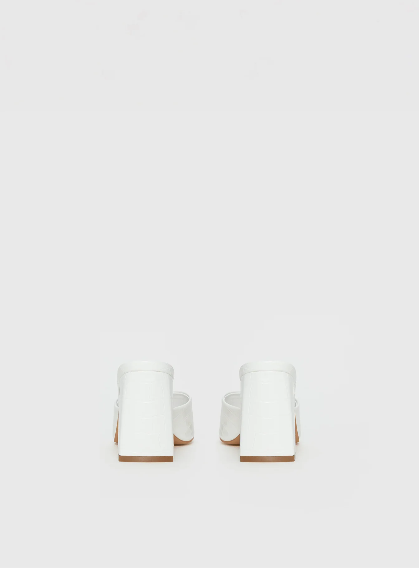 Sunset Boulevard Heels White