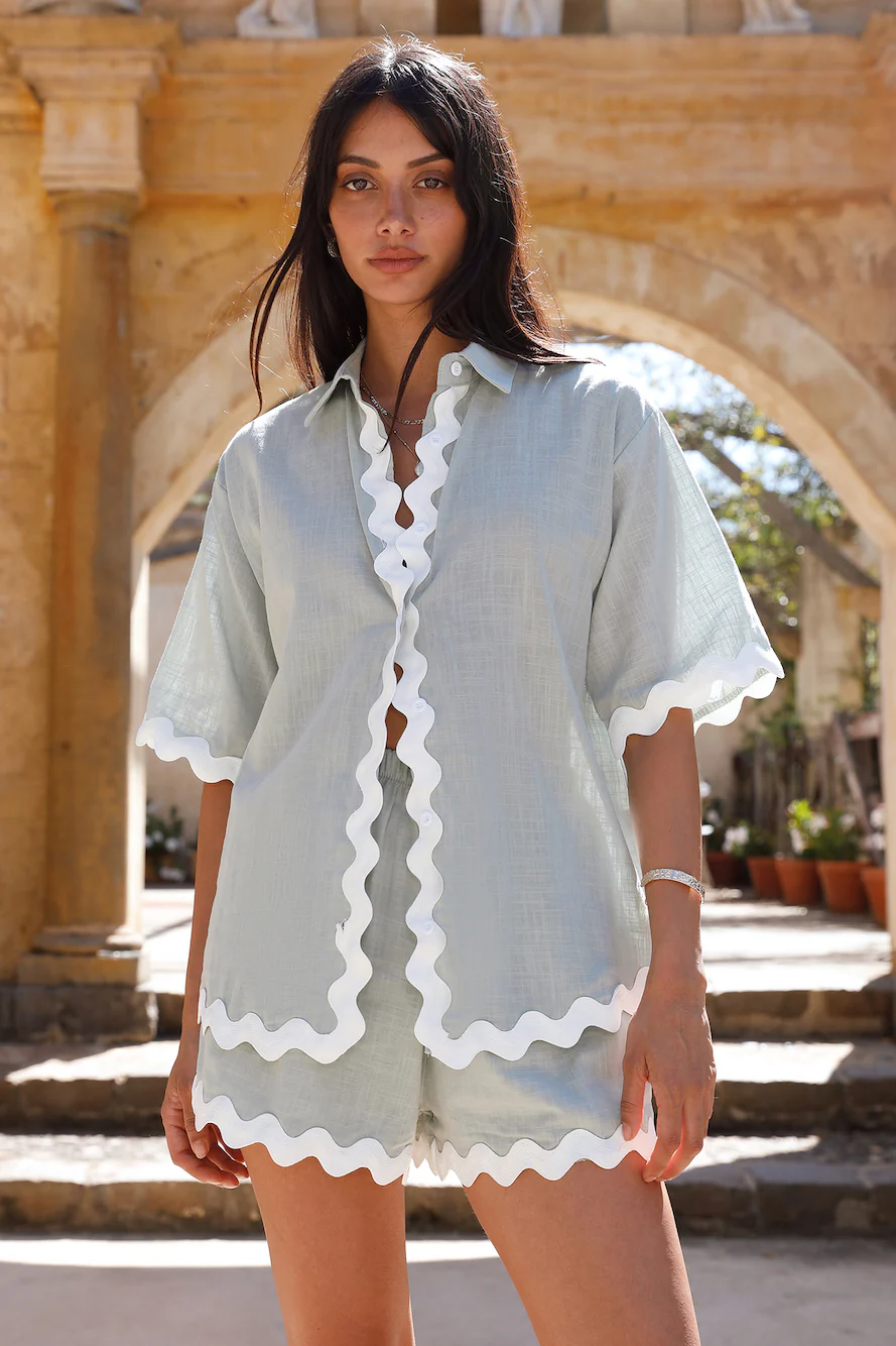 Art On The Ocean Set Sage