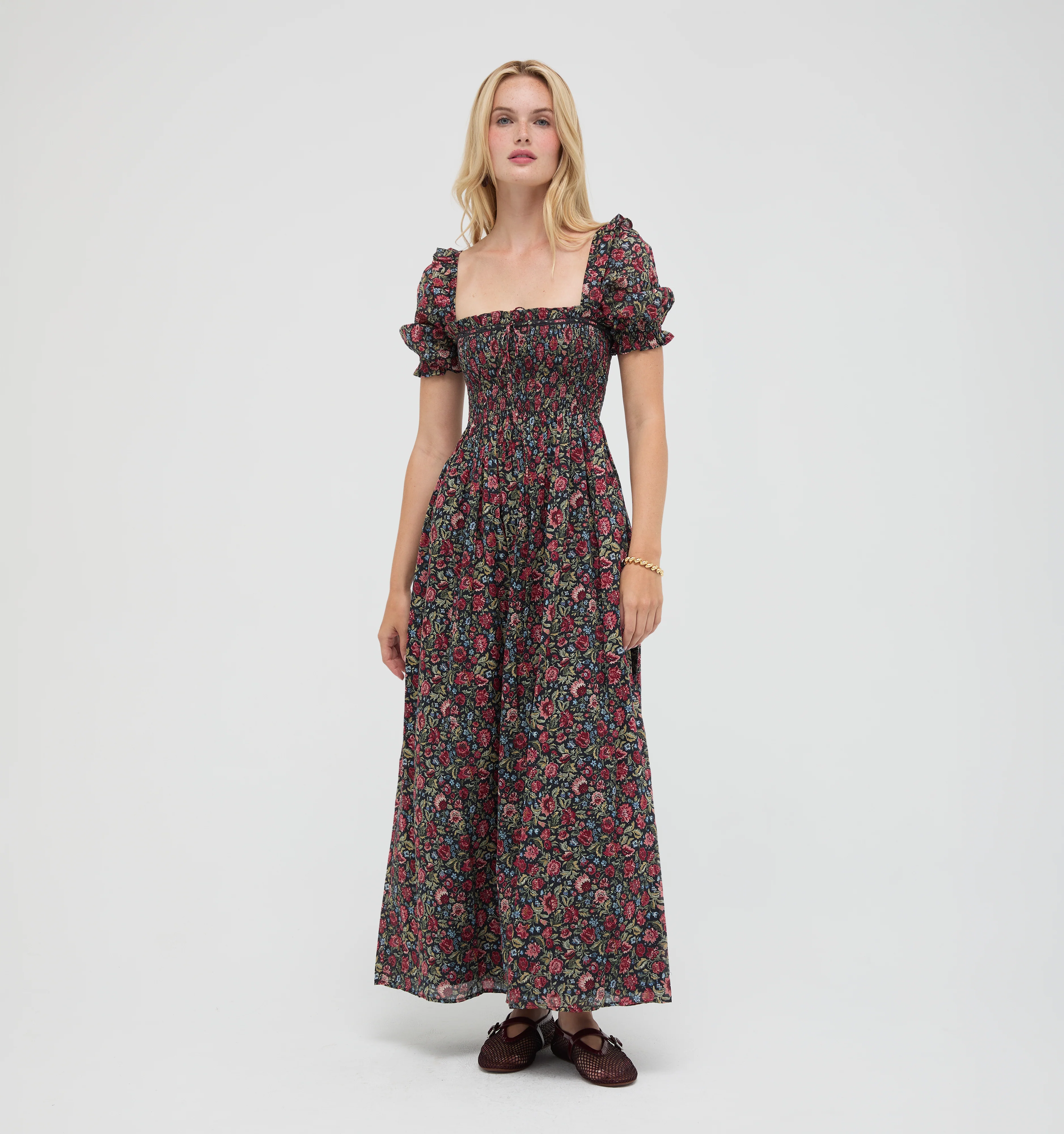 The Scarlett Nap Dress -  Jacobean Sprig