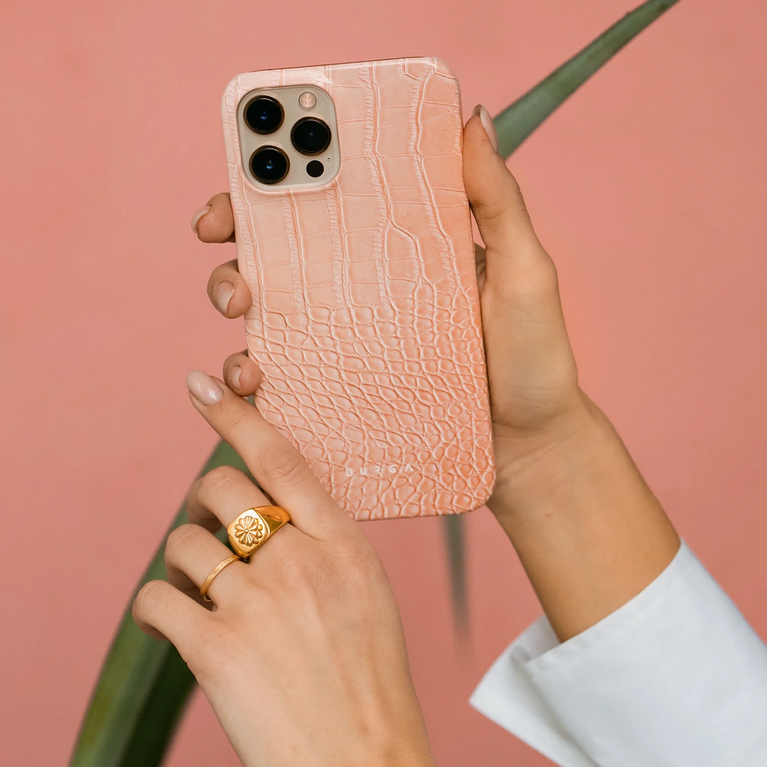 Pink Croco - iPhone 11 Pro Max ケース