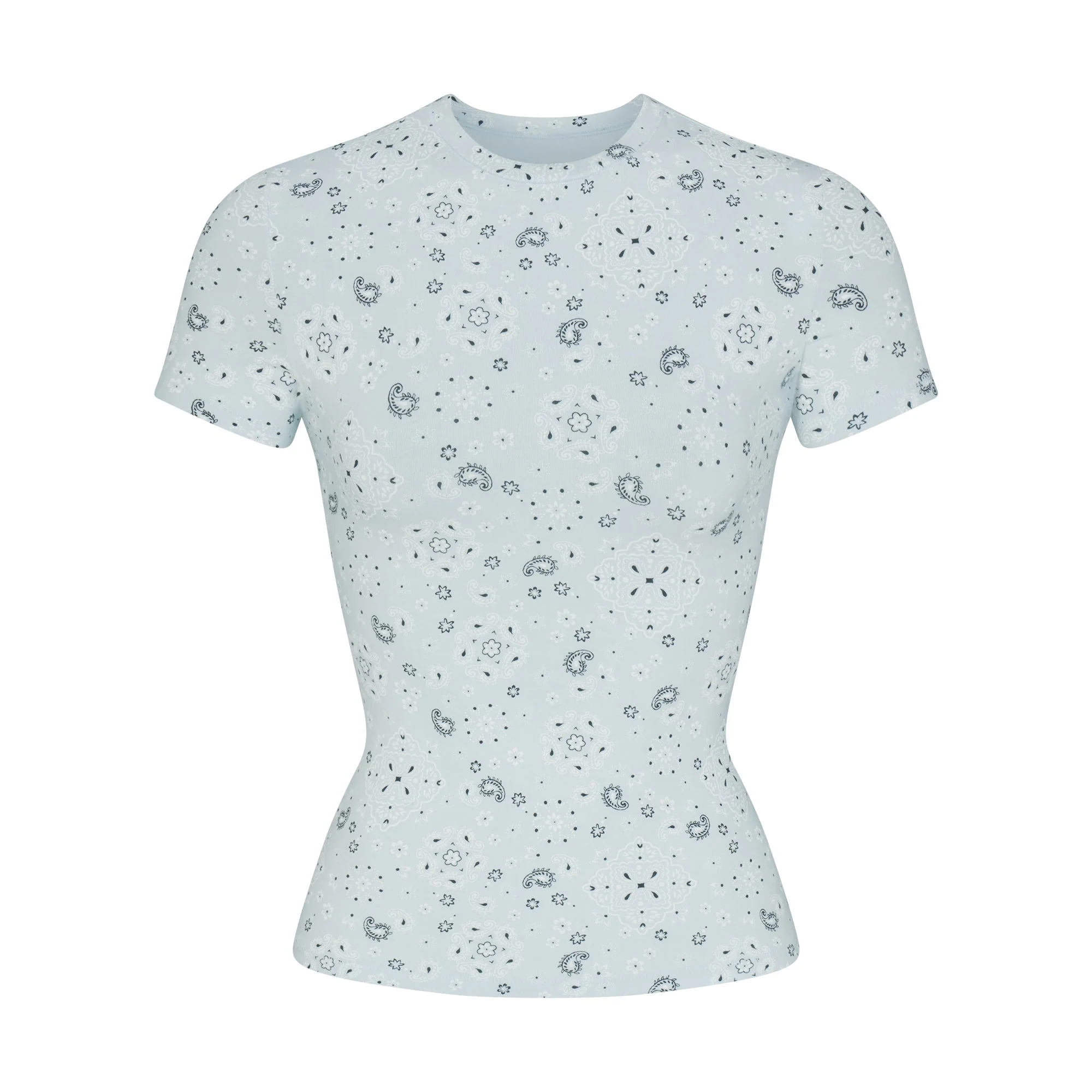 Cotton Jersey T-Shirt - Powder Blue Bandana