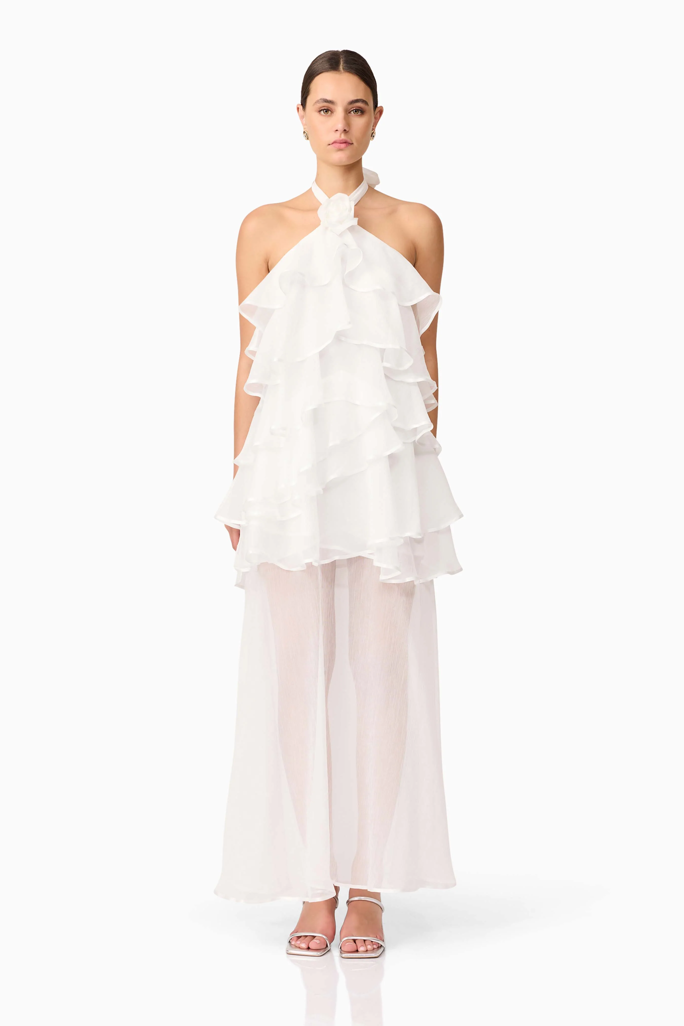 Melissa Halter Maxi Dress in White
