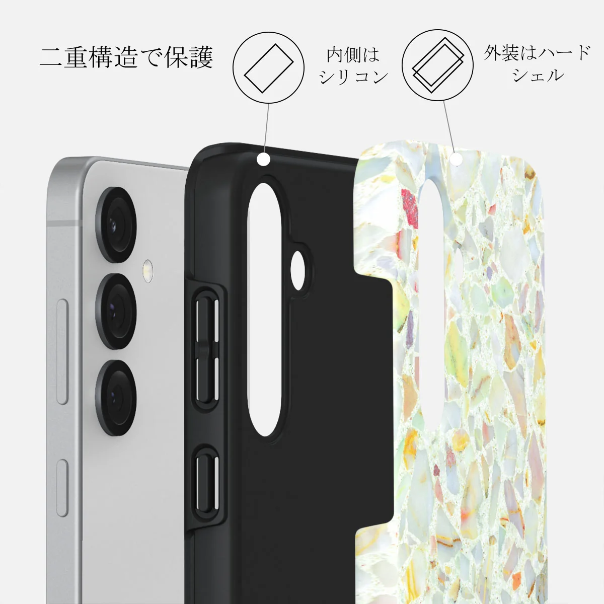 Rainbow Crush - Samsung Galaxy S25 ケース