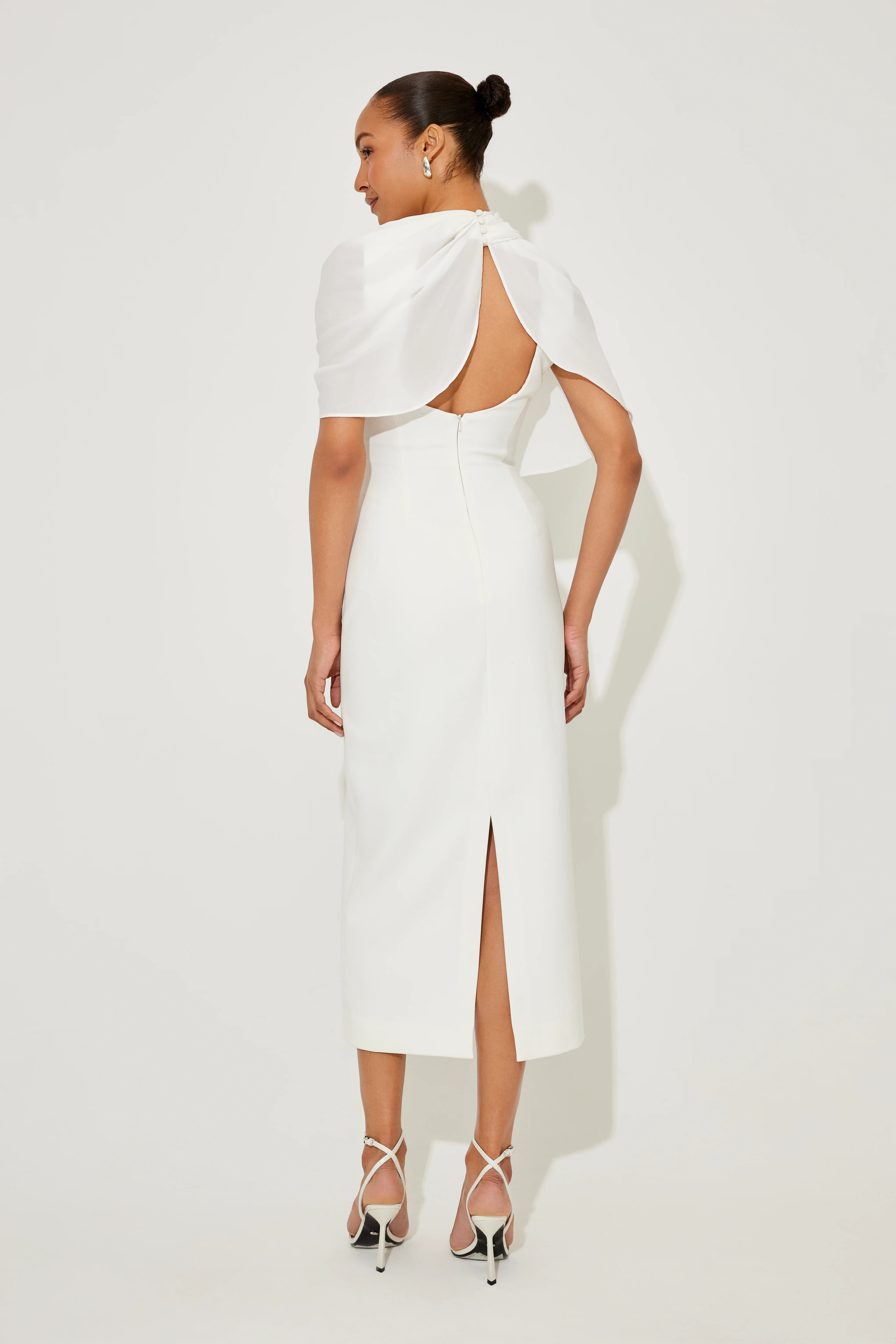 Gathered Midi Dress