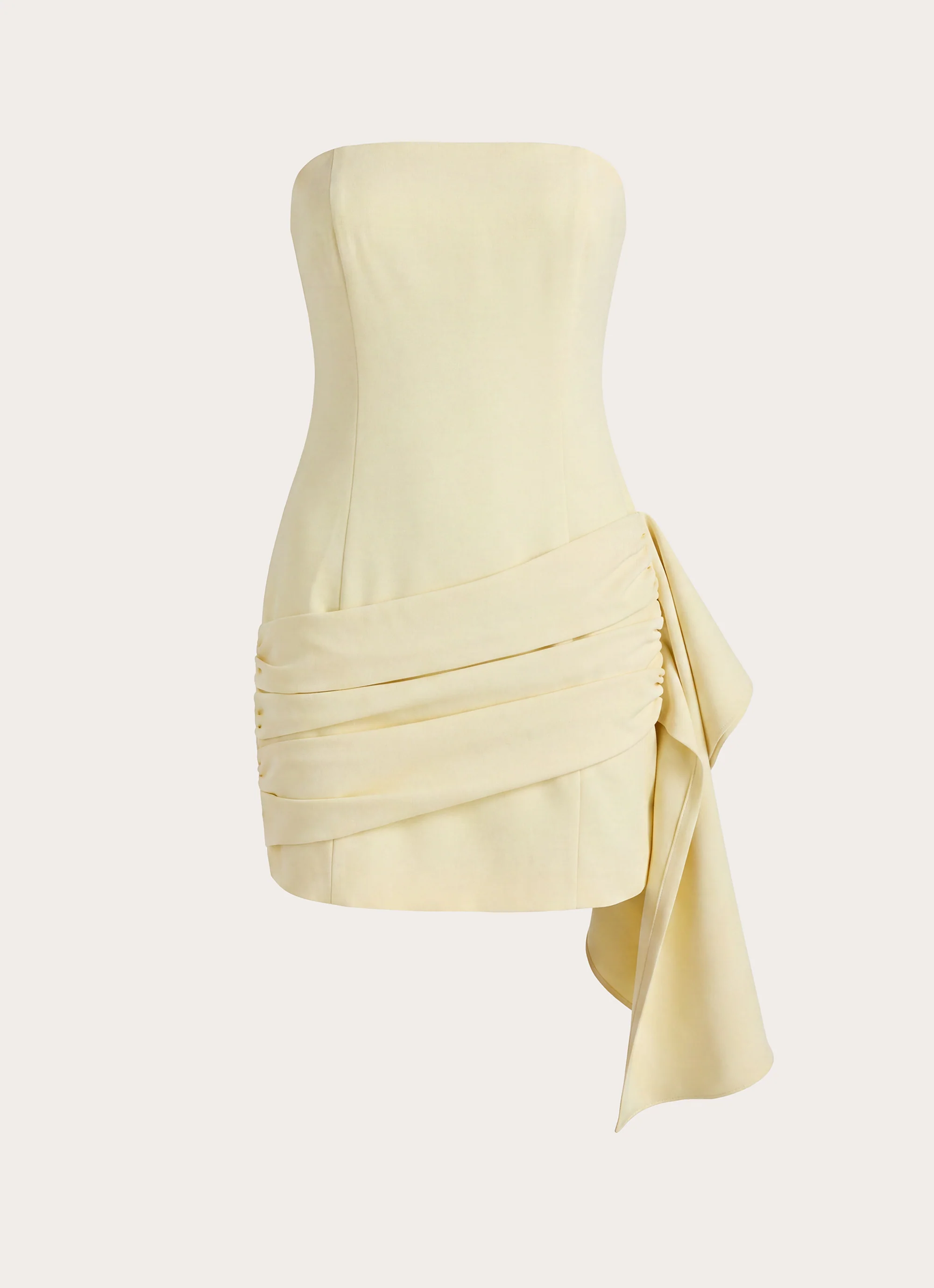 Atheia Mini Dress - Yellow - FASHION NOB