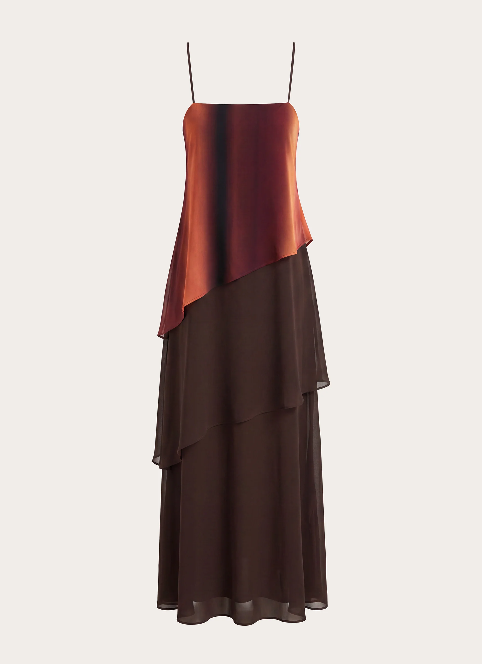 Ruesella Maxi Dress - Brown - luluinthesky