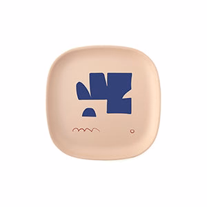 Vogeelle Illustrated Side Plate Set - Blue Series