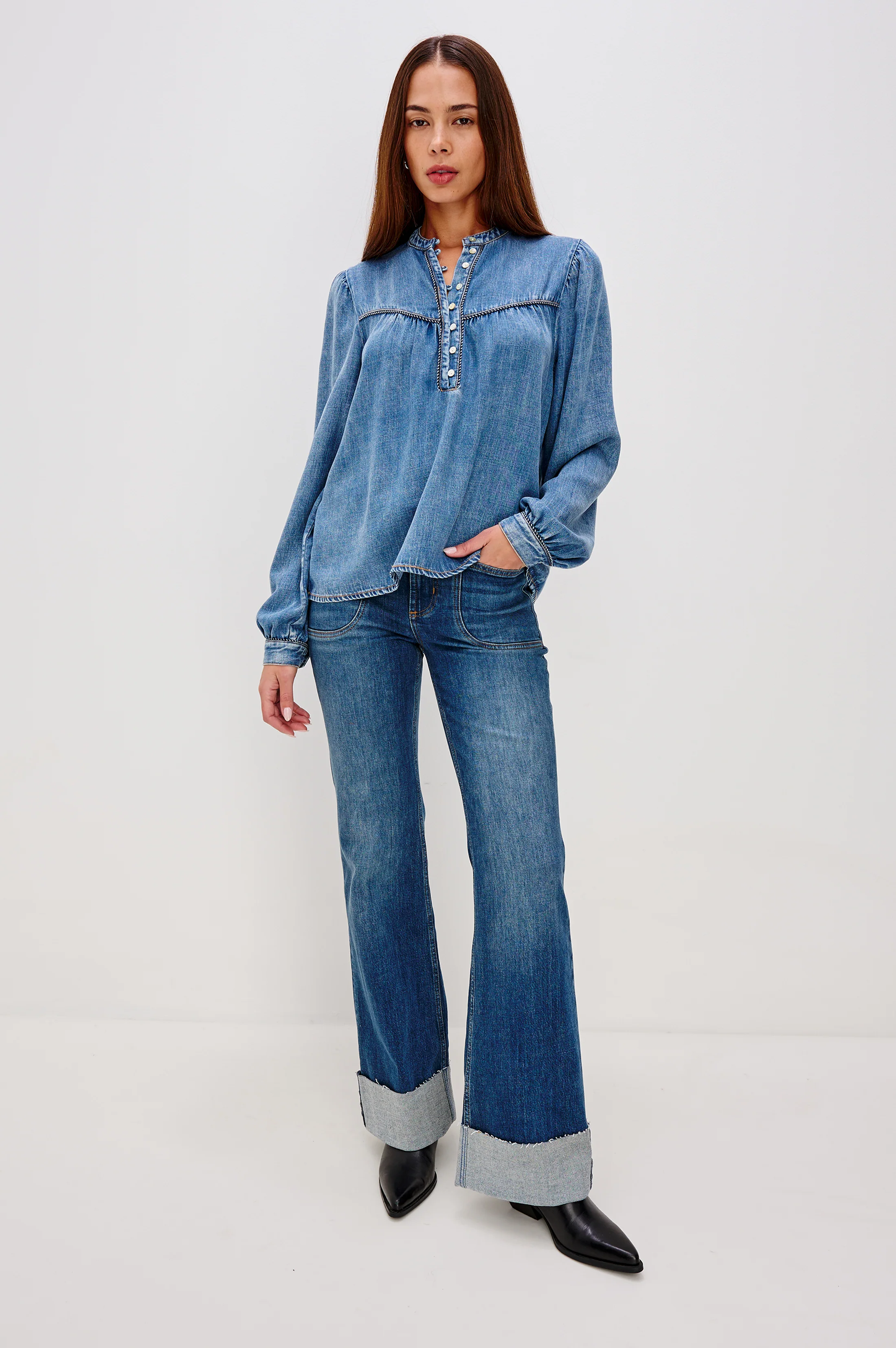 Sunna Top - Blue Stone