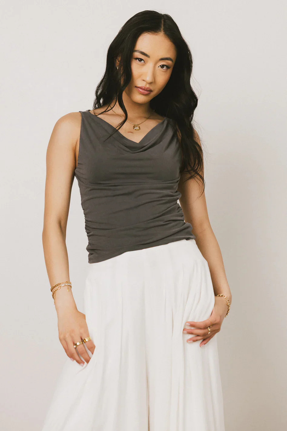 Asa Ruched Tank Top