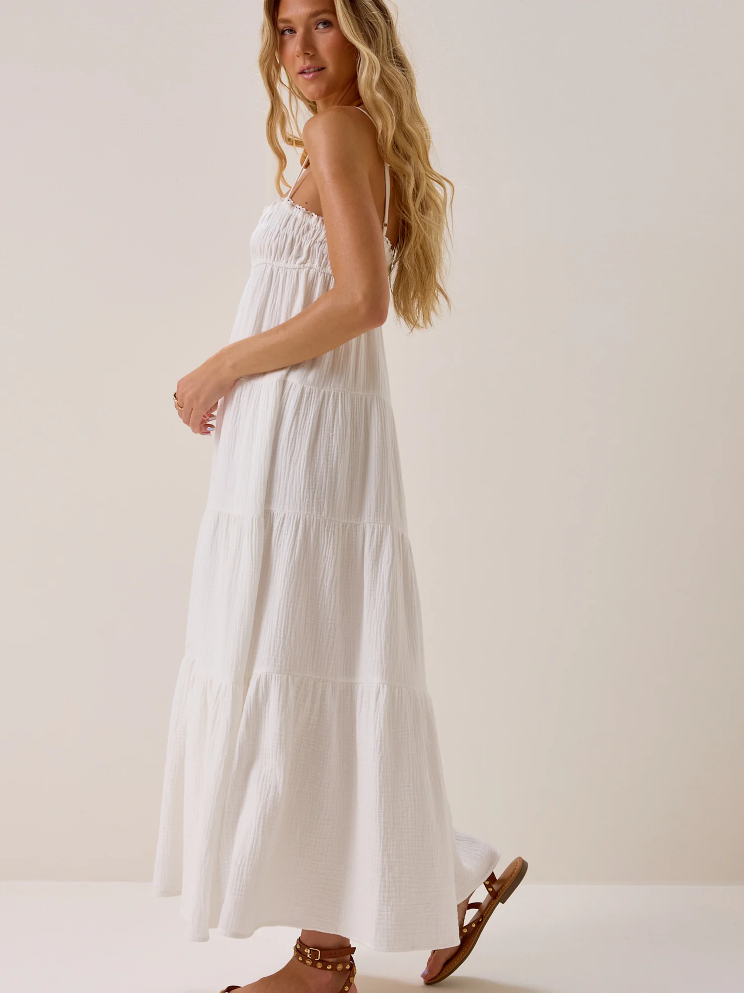 Elle Tiered Babydoll Dress - luluinthesky