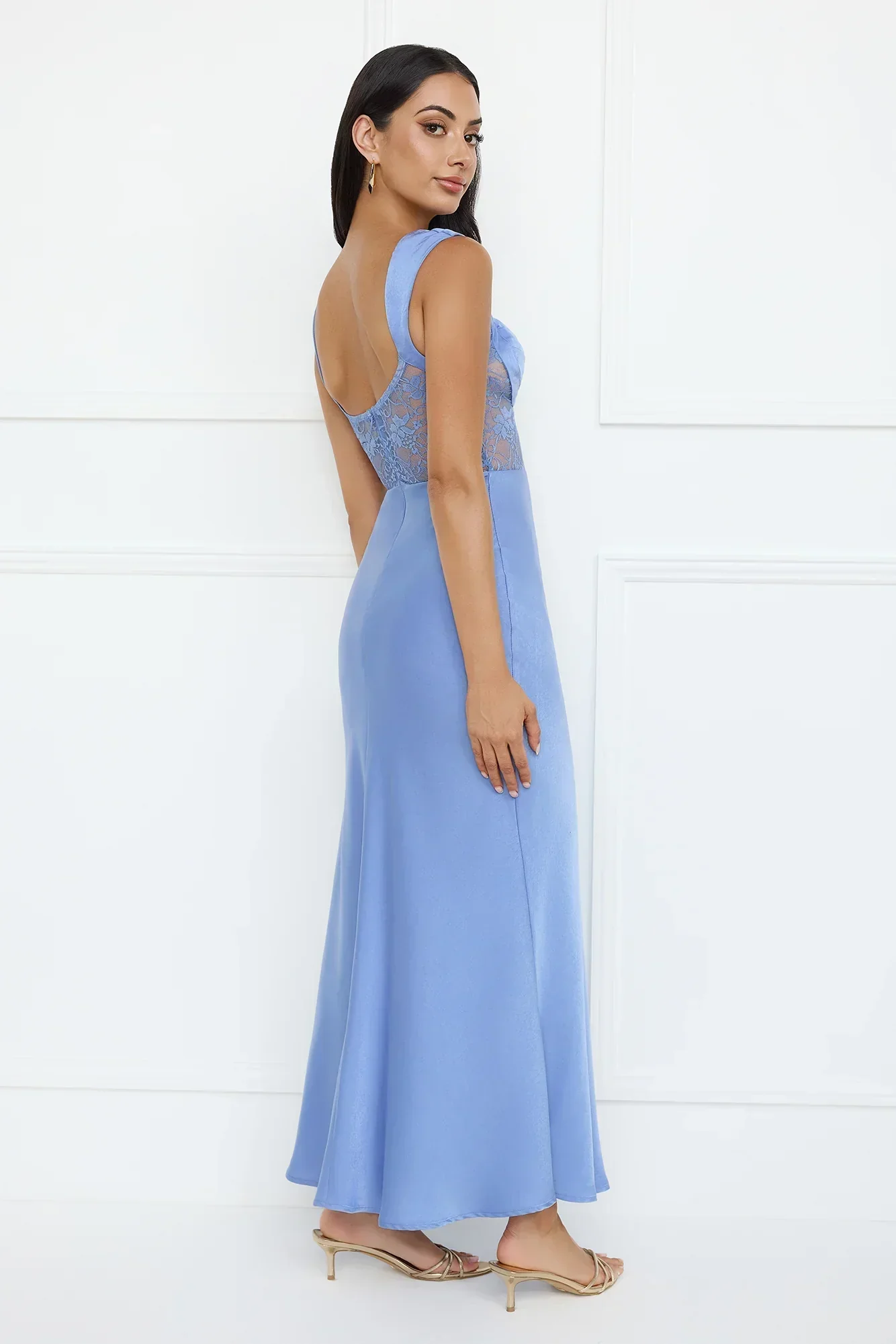 Permission To Party Satin Maxi Dress