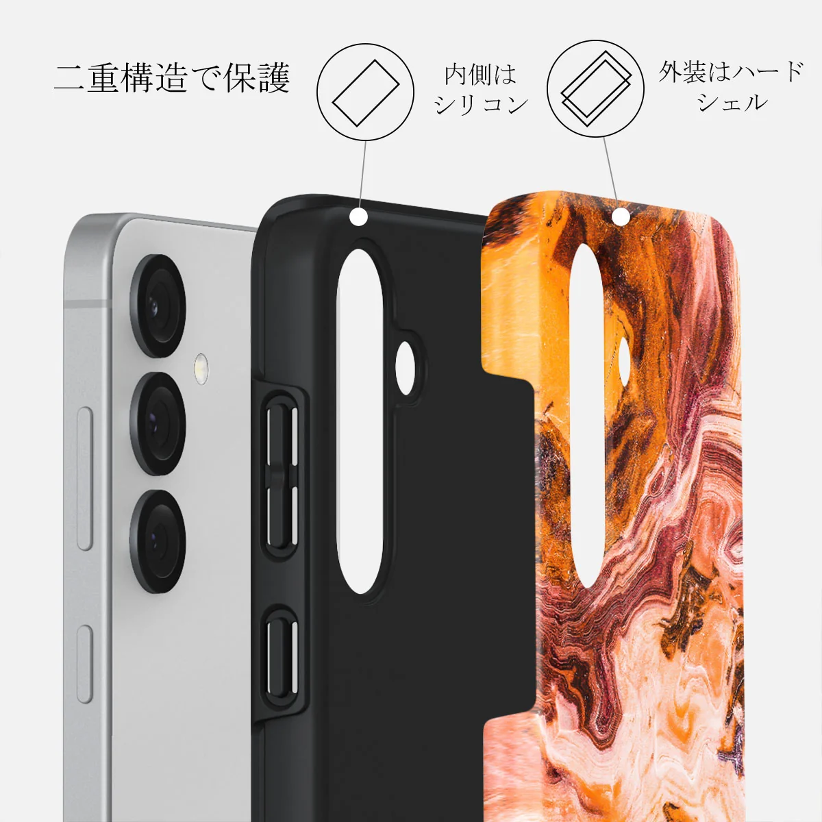 Pumpkin Spice - Samsung Galaxy S25 ケース