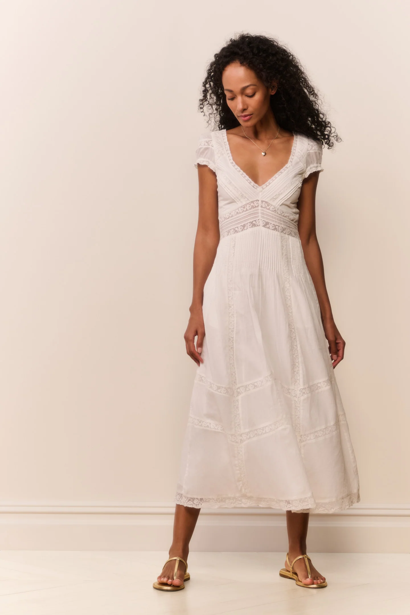 Suvi Heritage Midi Dress