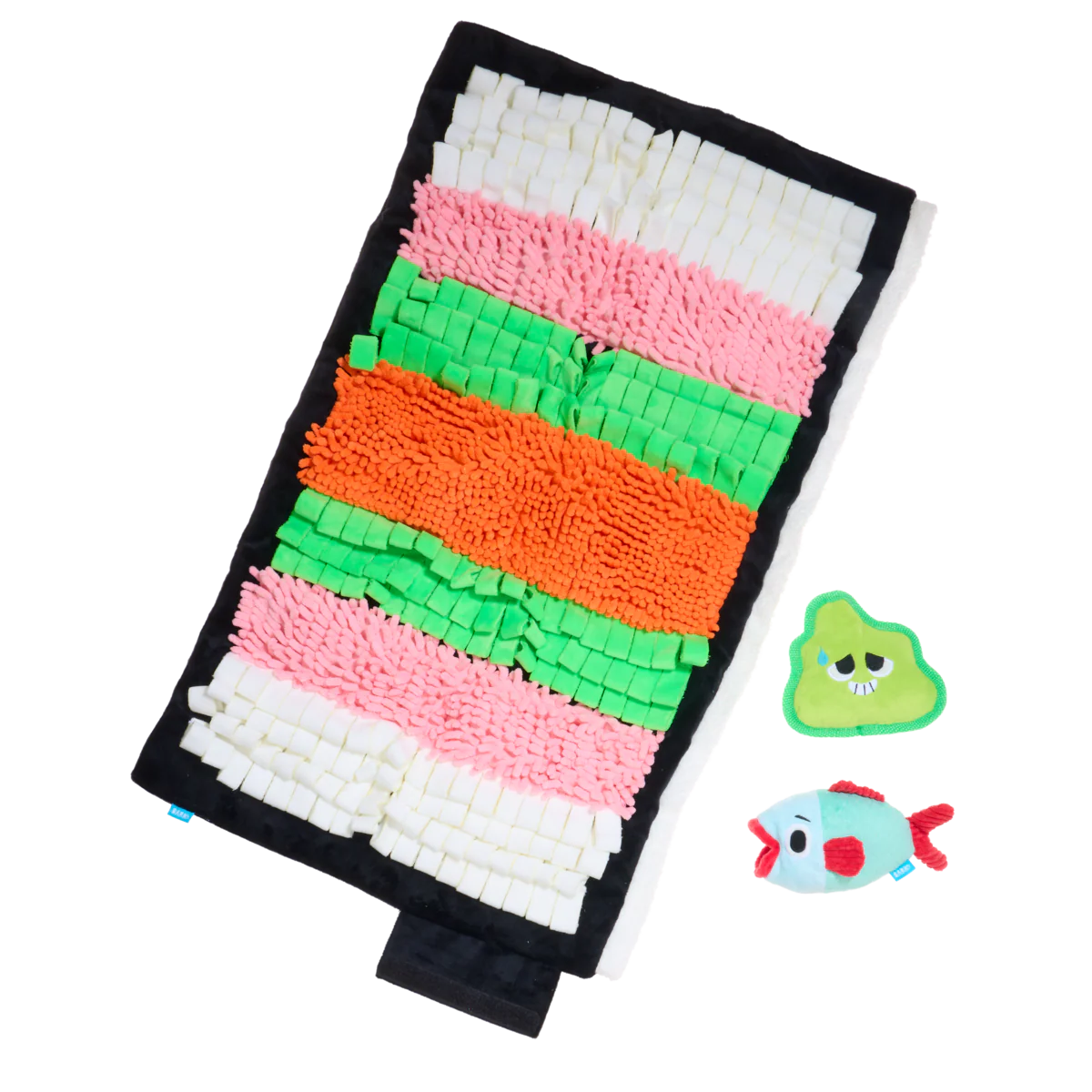 Chewshi Roll Snuffle Mat Plush Extra-Large Multi-Part + Enrichment Dog Toy