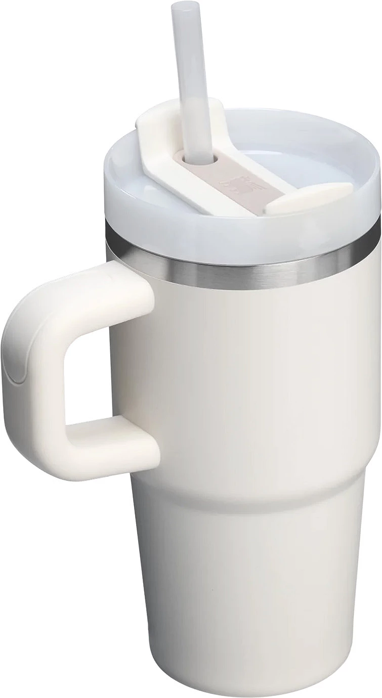 Stanley 20 oz. Quencher H2.0 FlowState Tumbler with Handle - Cream