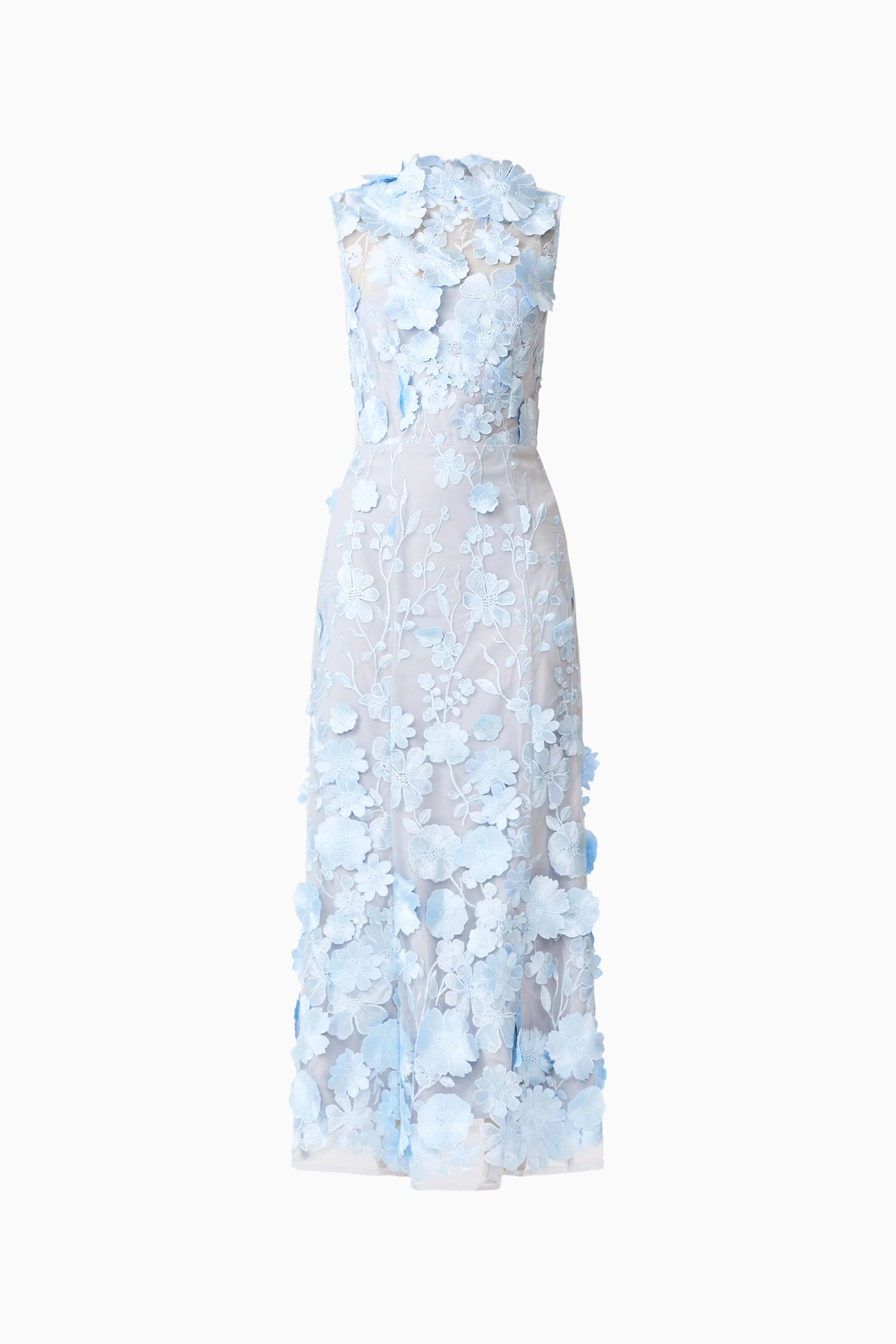 Selene Cocktail Midi Dress Blue