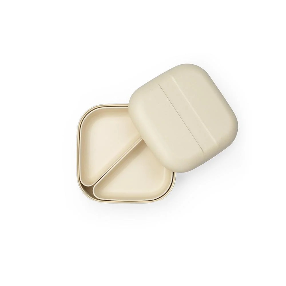 Vogeelle Square Bento Lunch Box - Off White