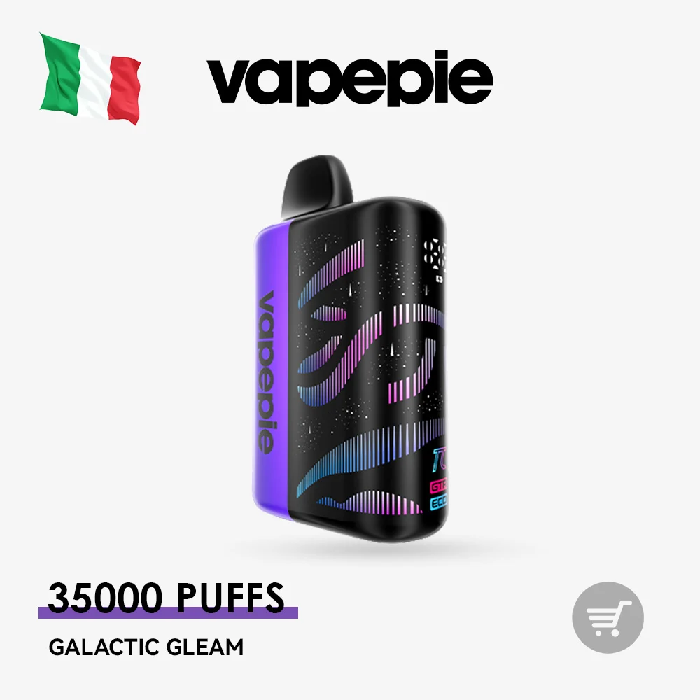 VAPEPIE Galactic Gleam 35 000 zaciągnięć – krystalicznie czysty wewnątrz, zachwycający na zewnątrz.