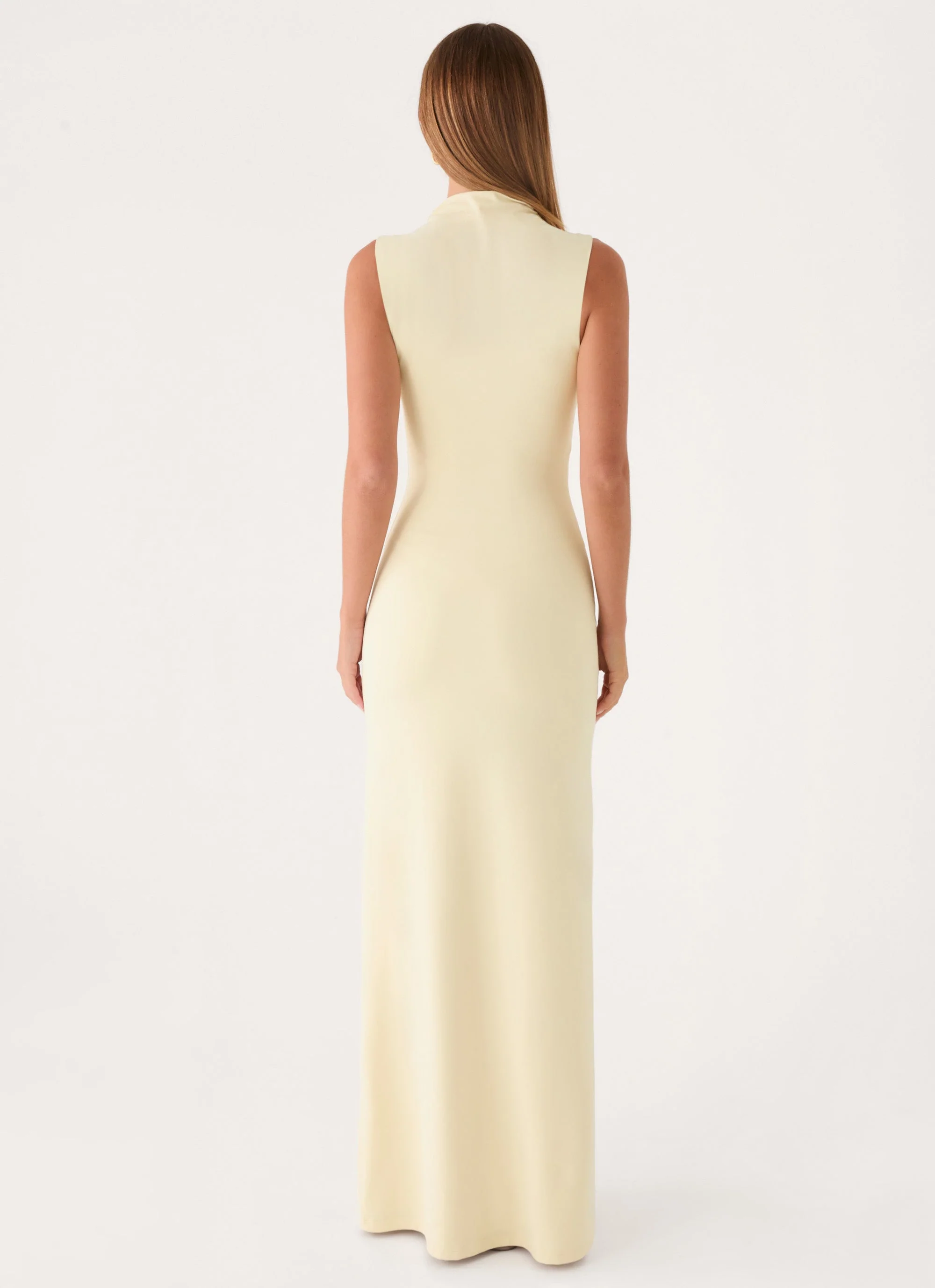On My Time Maxi Dress - Baby Yellow - luluinthesky