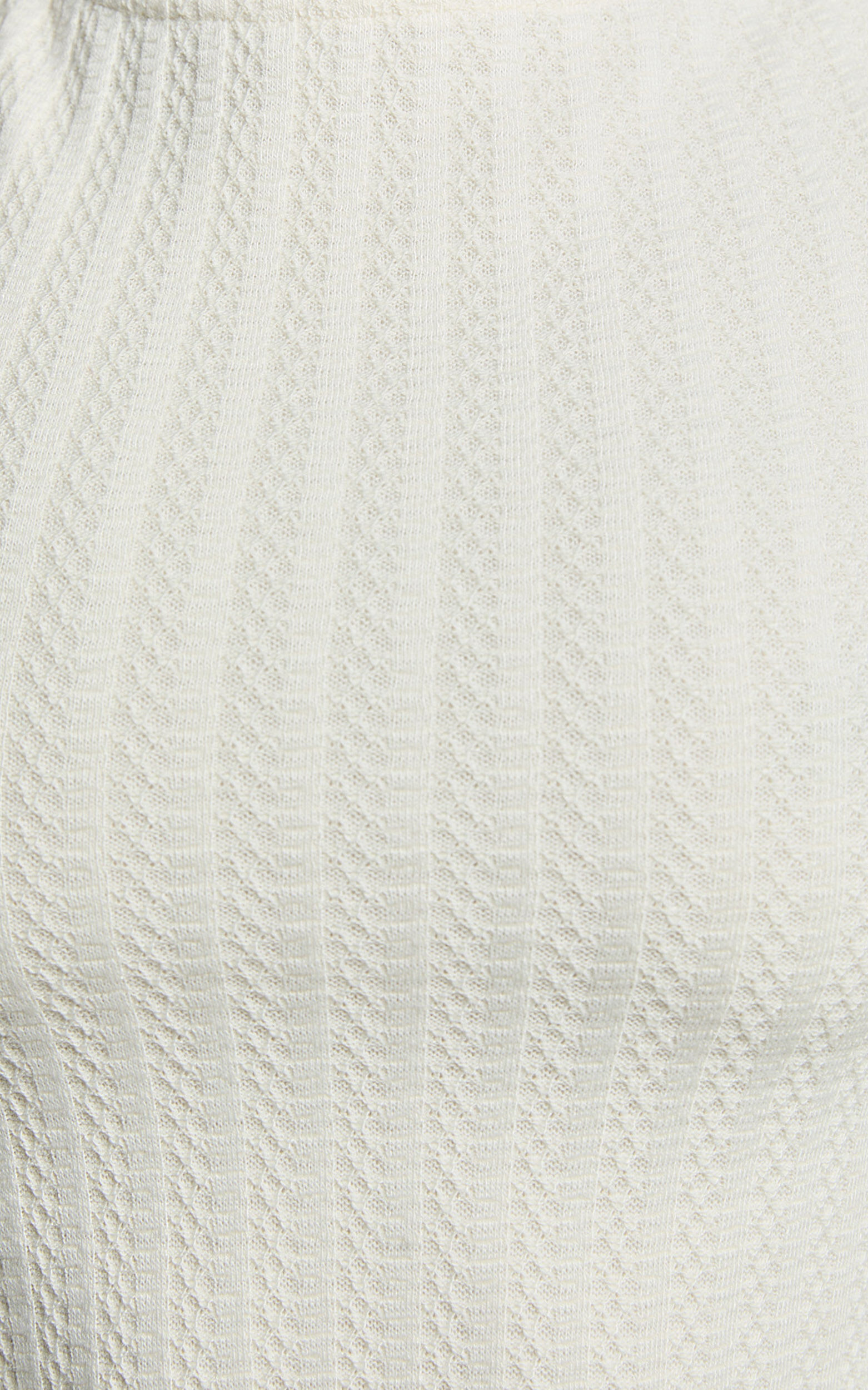 Melissa Mini Dress - Flared Long Sleeve A Line Dress in Off White