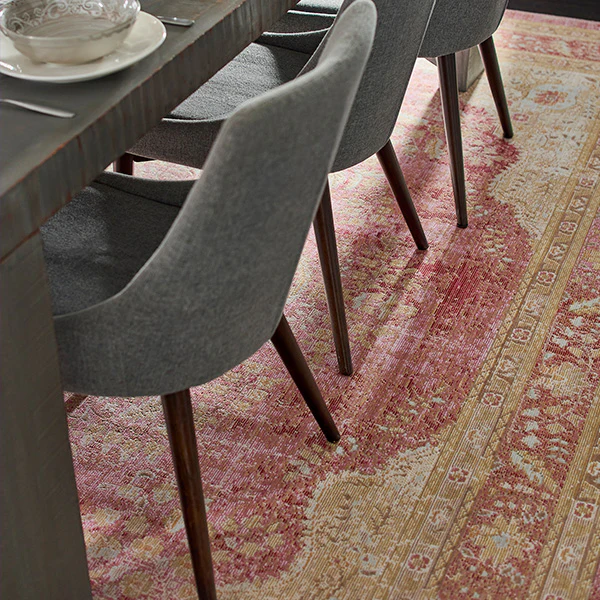 Vintage Baroque Area Rug, Pick Your Size/Style