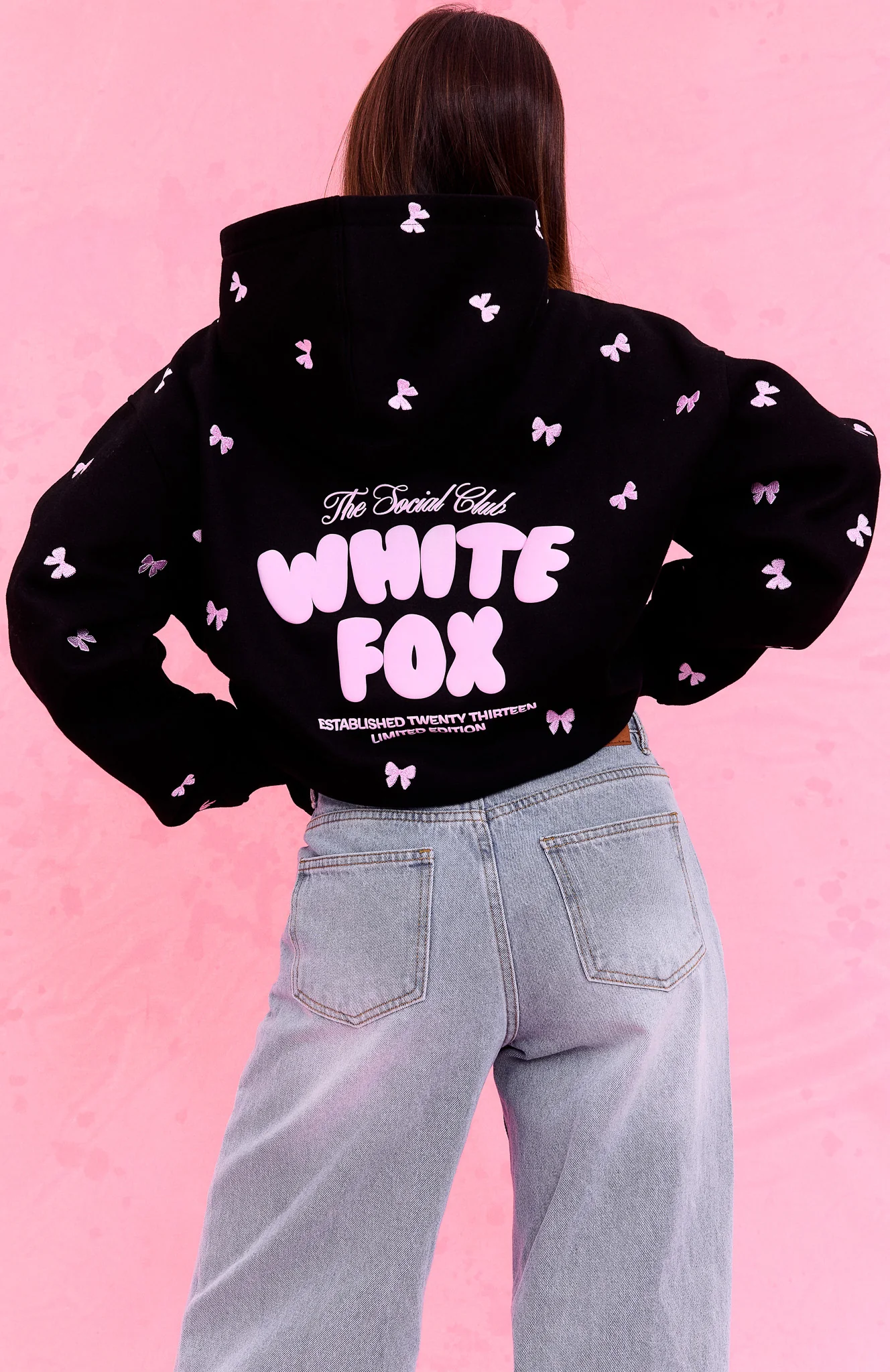 The Social Club Lottie Oversized Hoodie Black