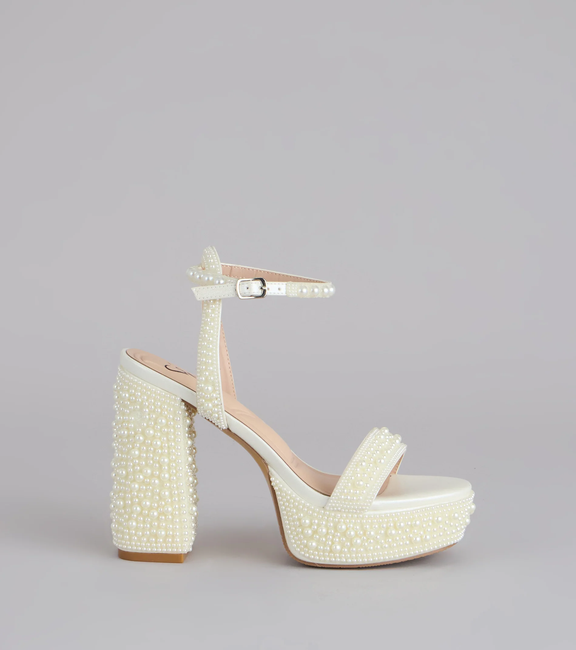 Here Comes The Glow Pearl Heels