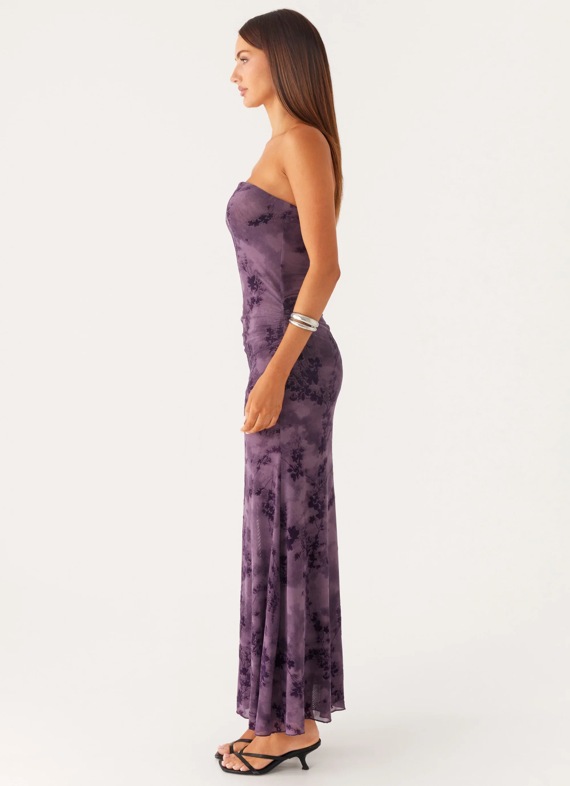 Alexandrite Midi Dress - Purple