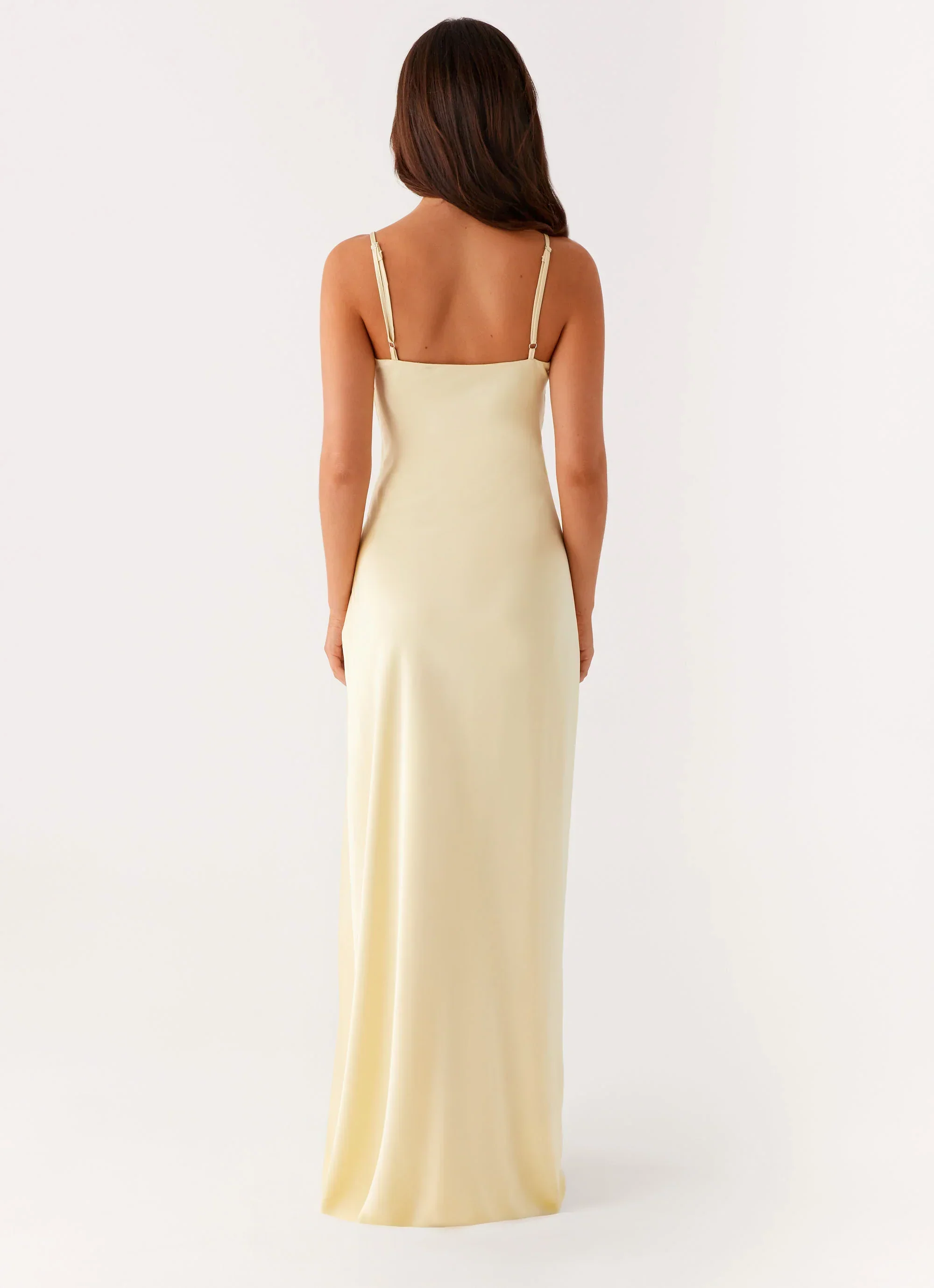 Elona Maxi Dress - Baby Yellow - luluinthesky