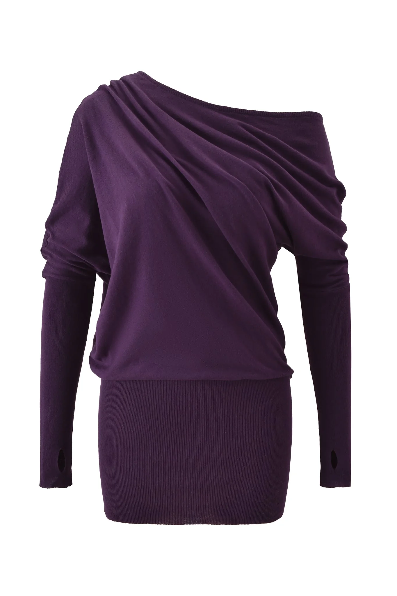 Giselle Mini Dress - Plum