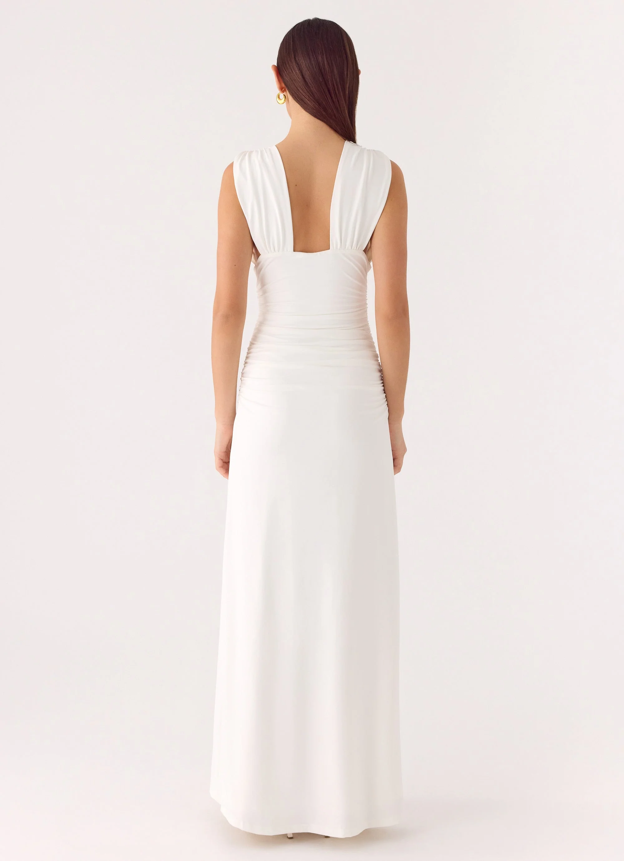 Options Maxi Dress - White - luluinthesky