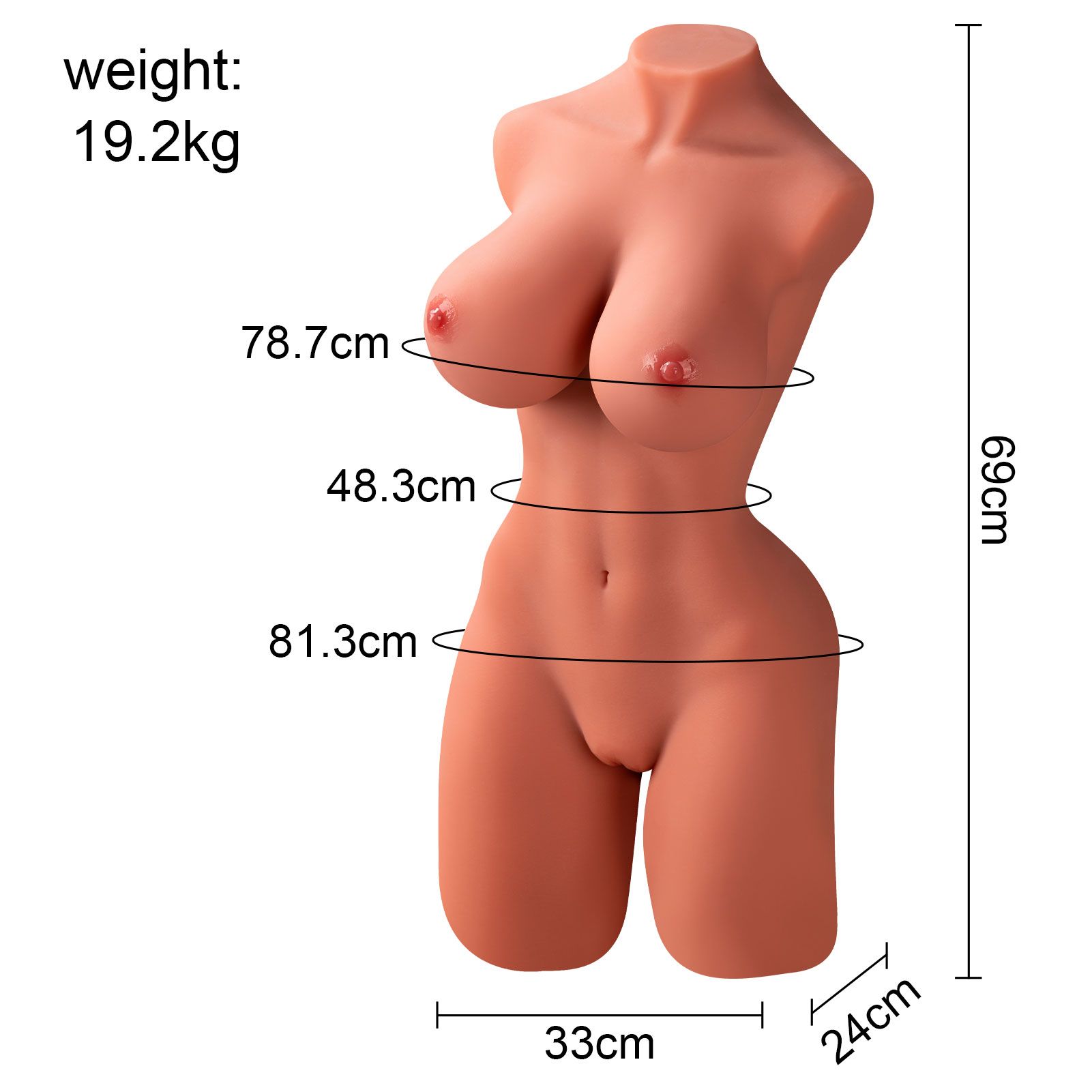 Erika TPR Doll 21.5kg SQ-MA20062