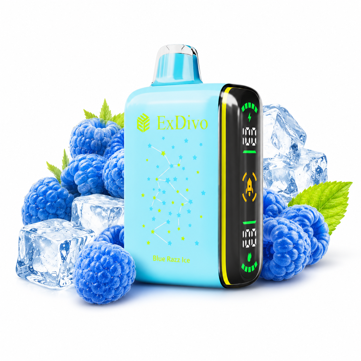 Blue Razz Ice - ExDivo INTERSTELLAR 35K Disposable Vape