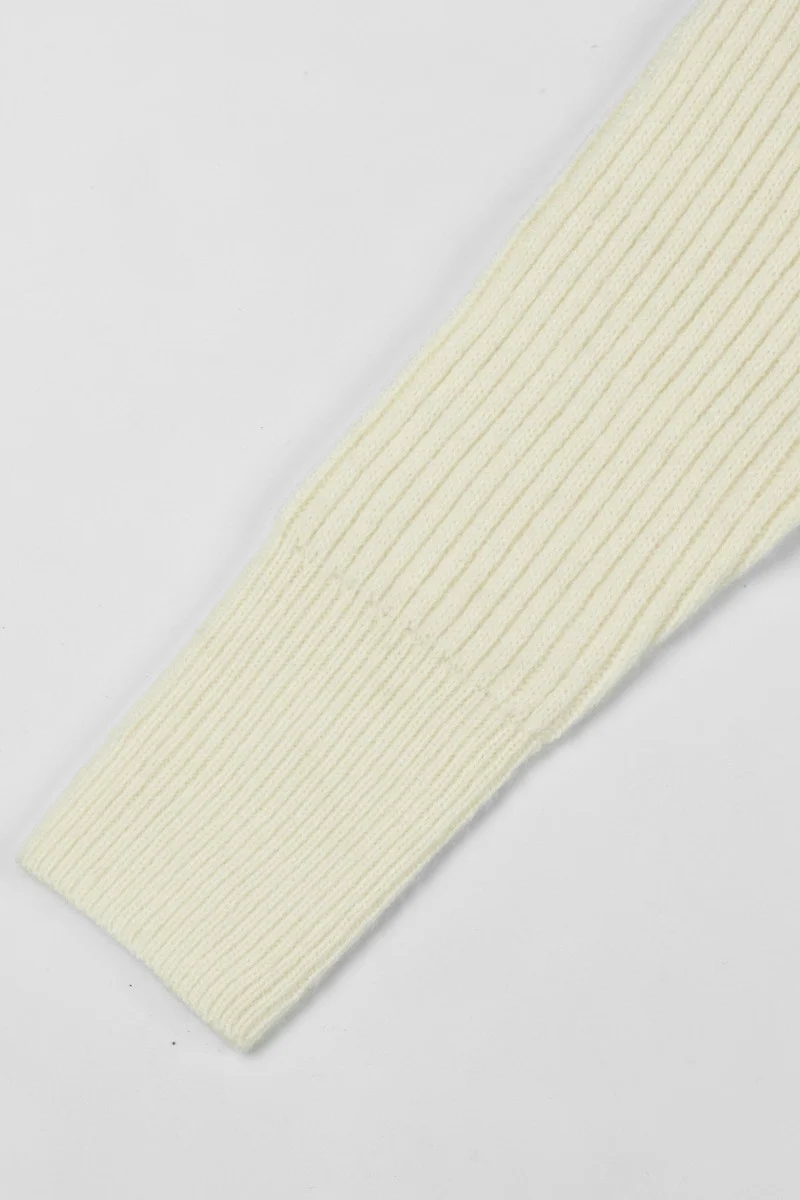Chunky Ribbed Turtleneck Sweater
