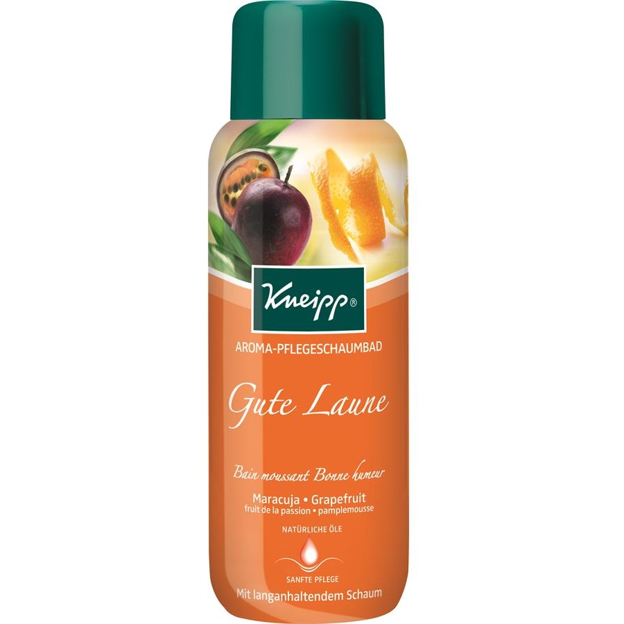 Kneipp Pianka i krem do kąpieli Aromatyczna kąpiel z pianką pielęgnacyjną Dobry nastrój