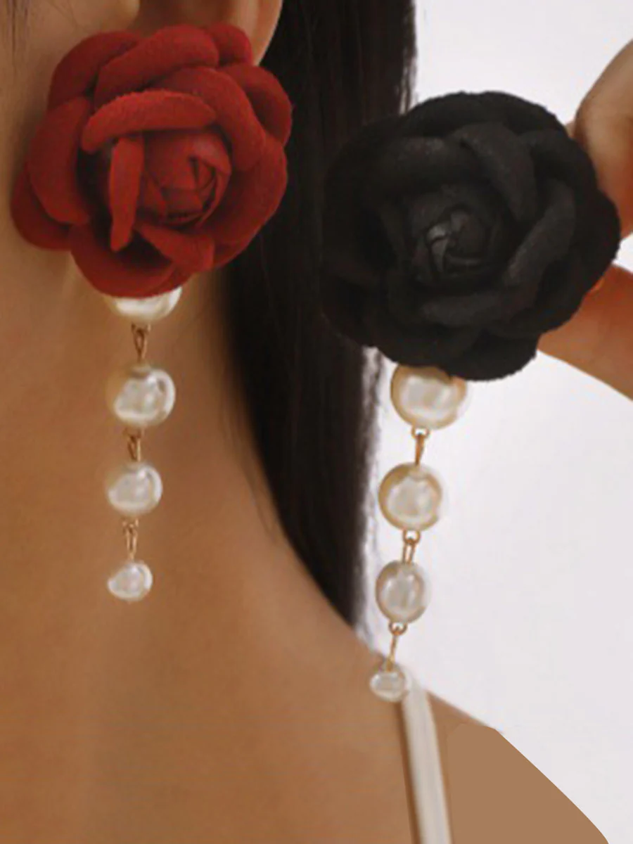 Flower Shape Earrings Accessories
