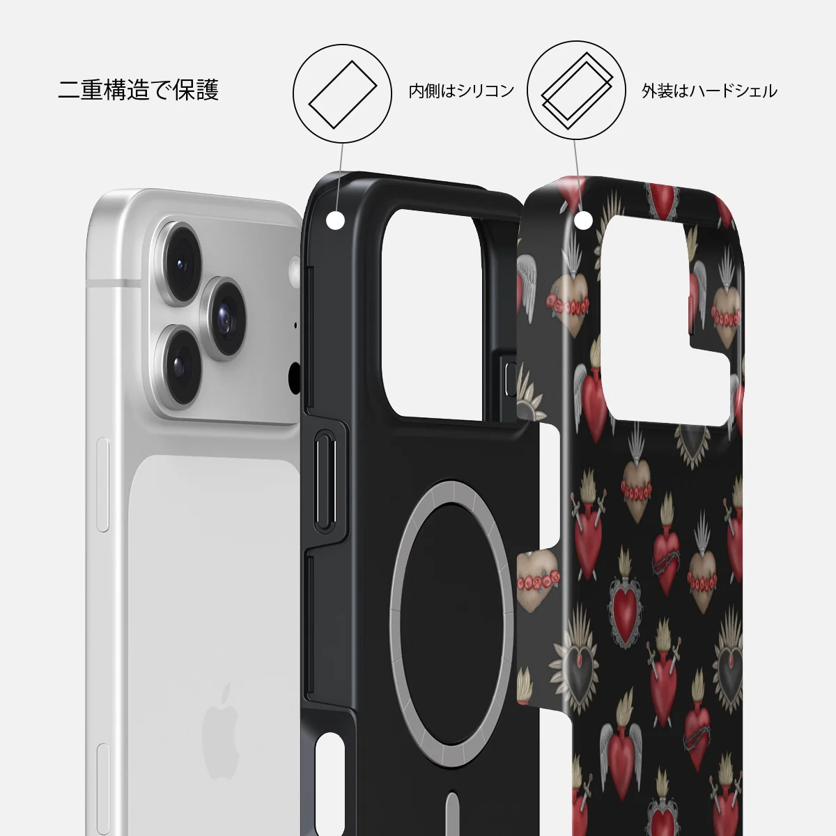 Sworn Hearts - iPhone 18 Pro Max ケース
