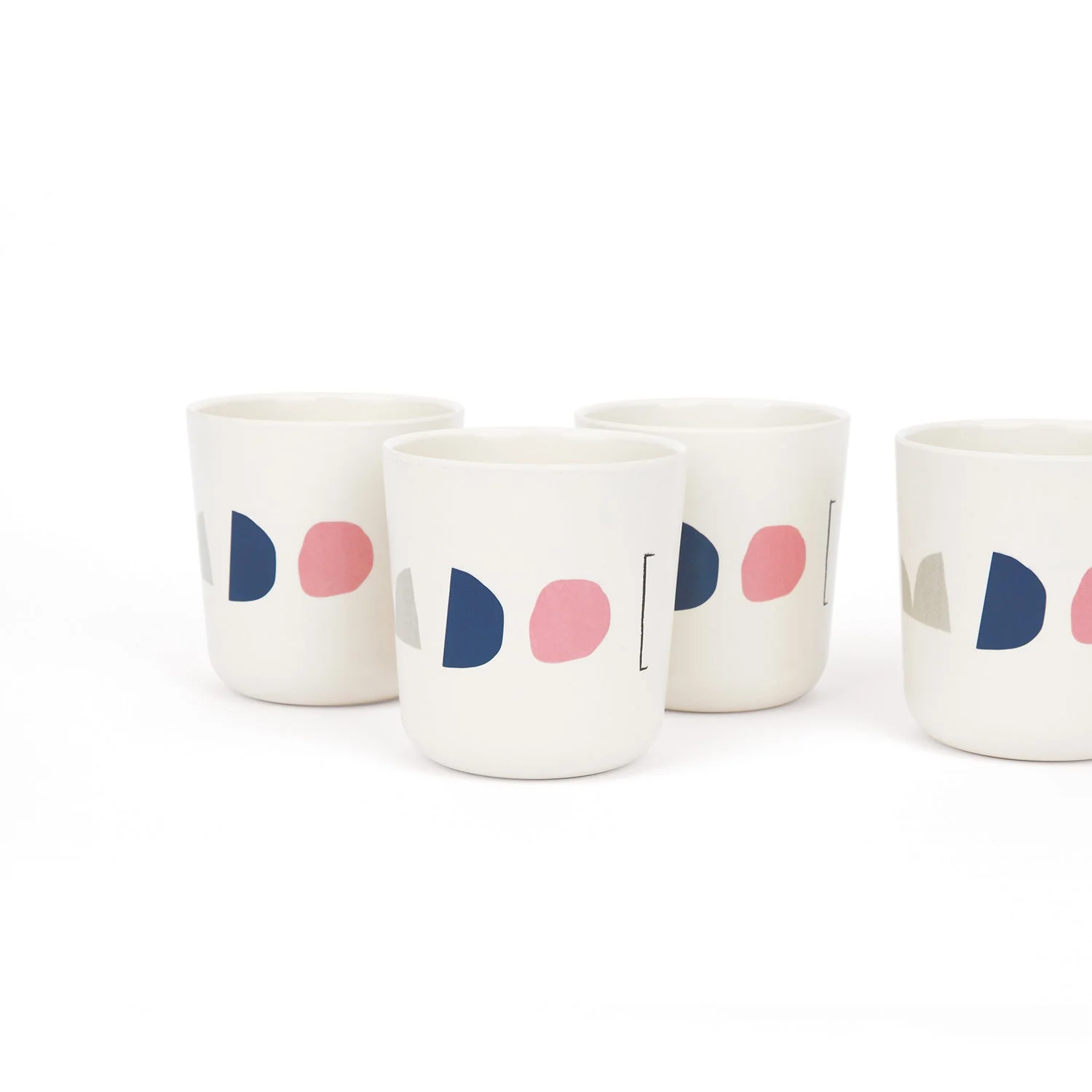 Vogeelle Illustrated Medium Cup Set - Color Series