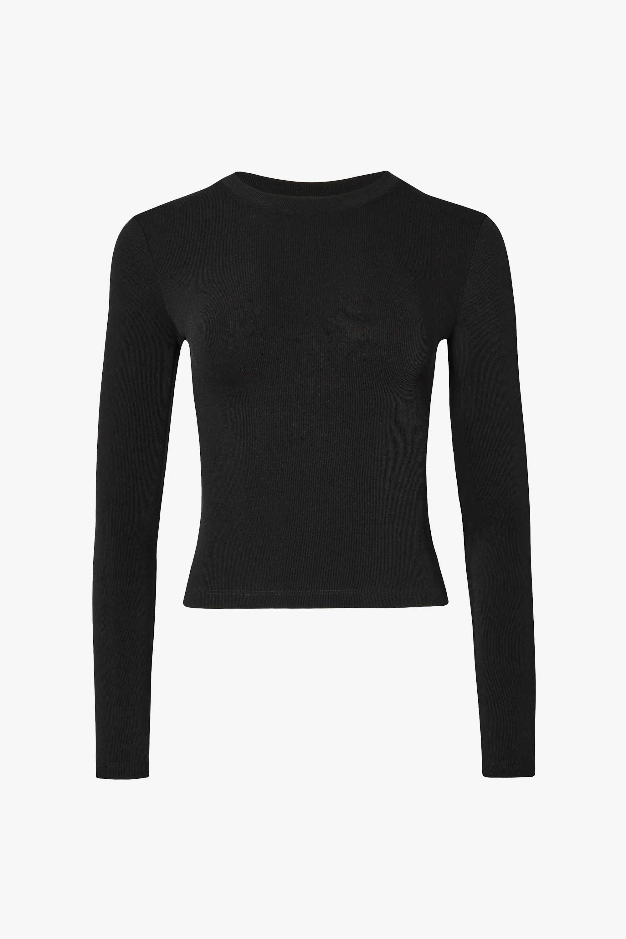 Thermal Long Sleeve Top in Black