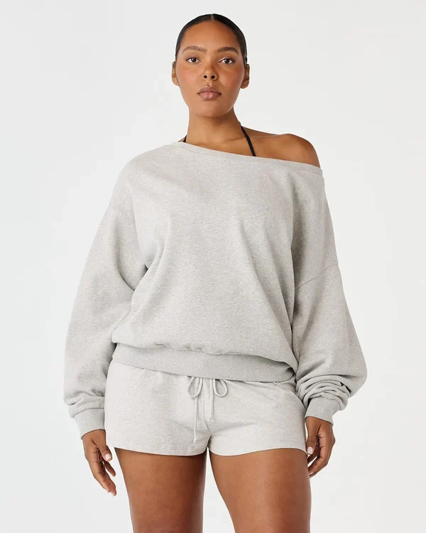 Off Shoulder Sweatshirt