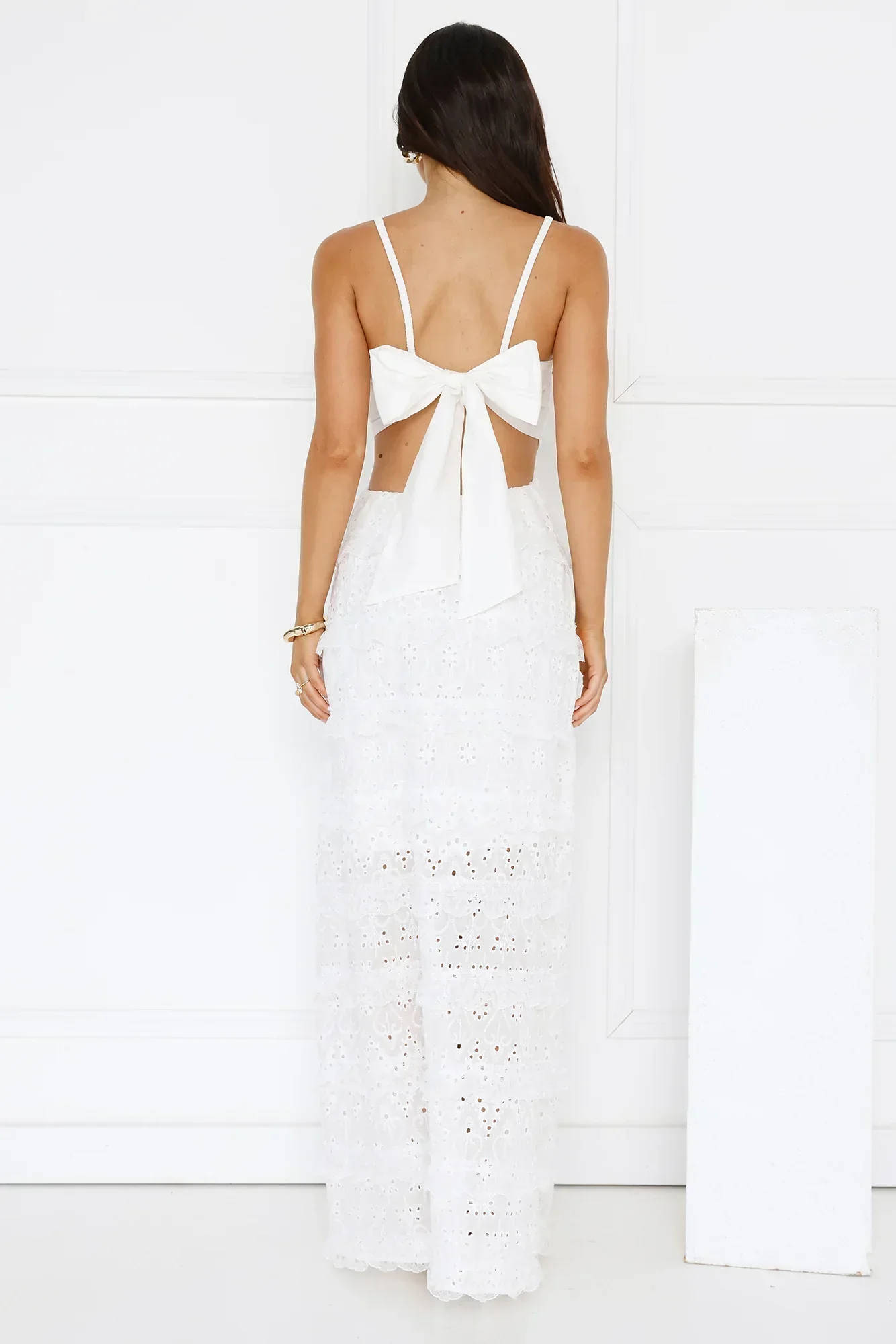 Chic Confidential Maxi Dress White - luluinthesky