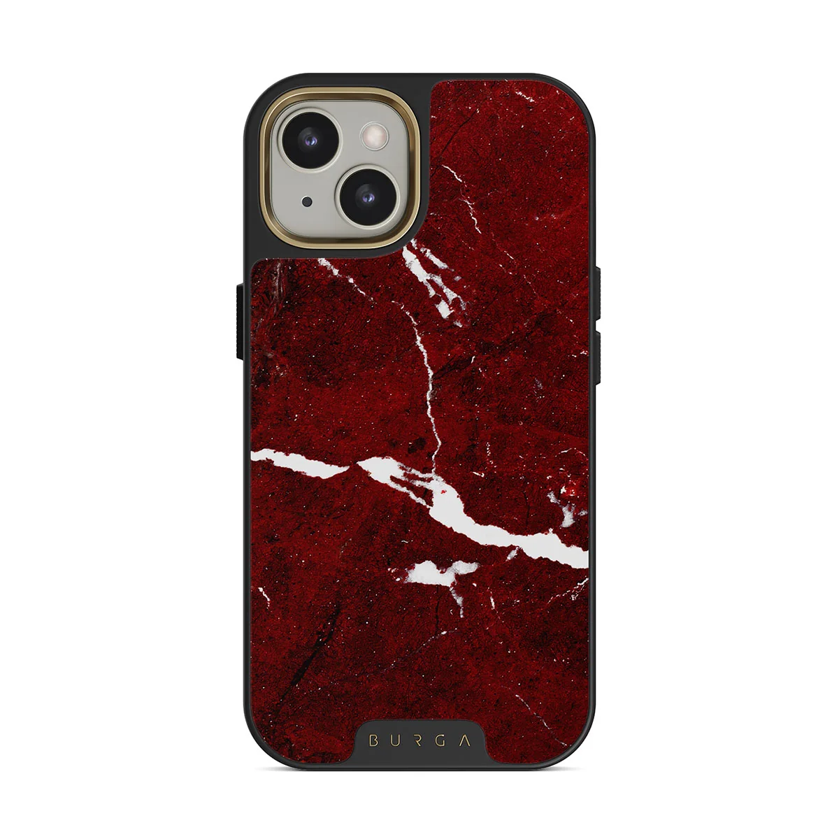 Iconic Red Ruby - Marble iPhone 13 ケース