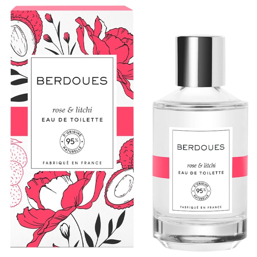 Berdoues Eaux de Toilette 95% Organics Rose & Litchi
