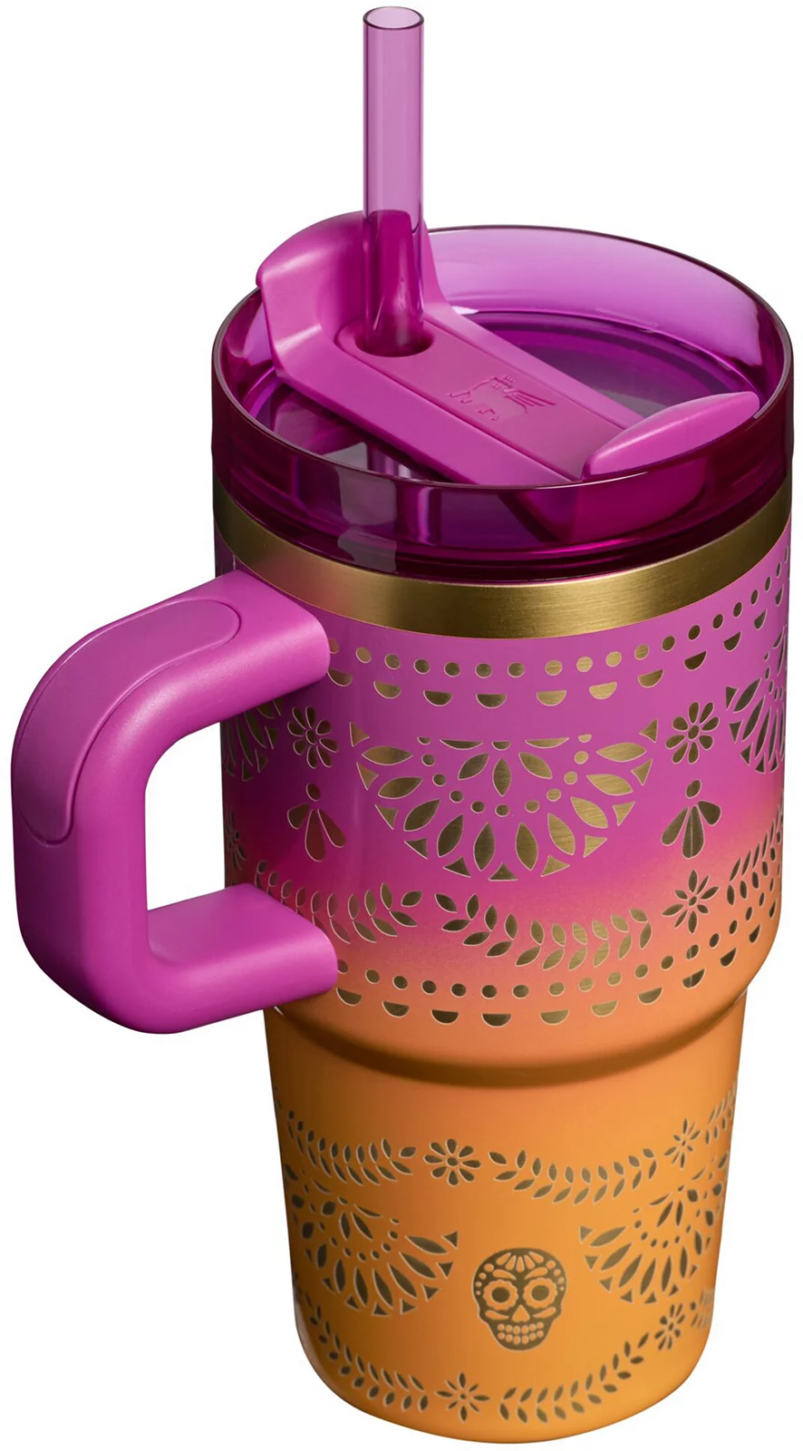 Stanley 20 oz. Quencher H2.0 FlowState Tumbler with Handle - Sunrise Catrina