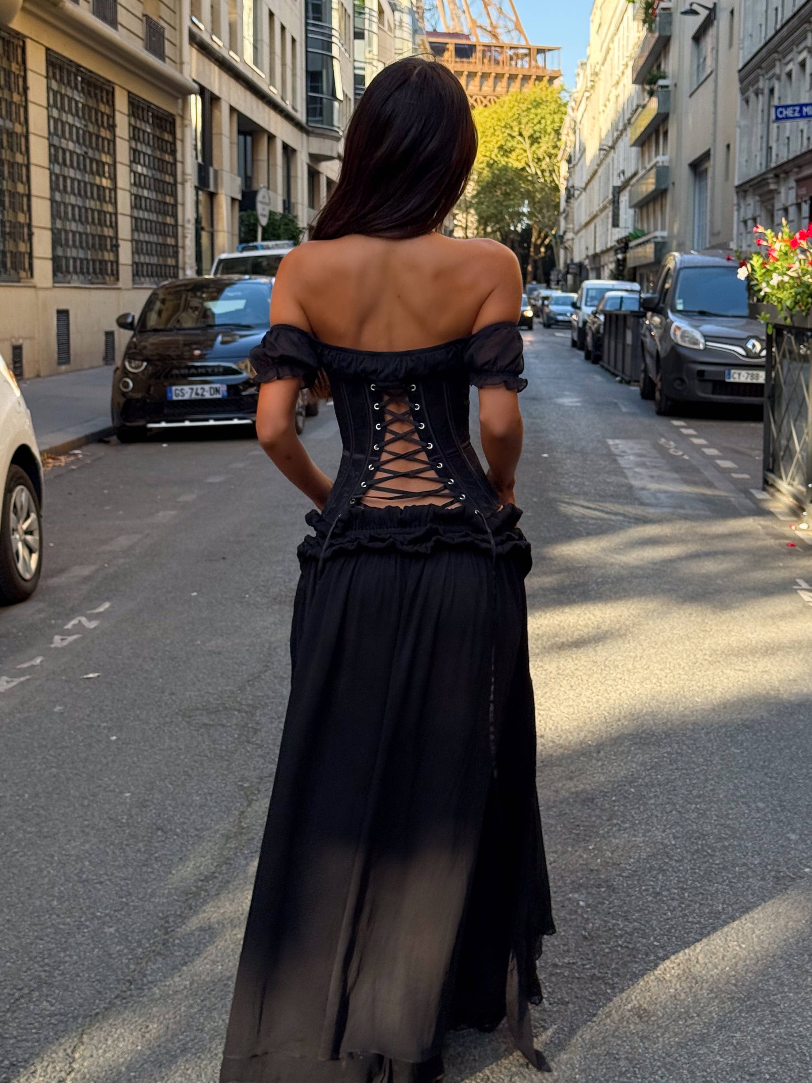 Lubela-Maxi-Skirt-Black