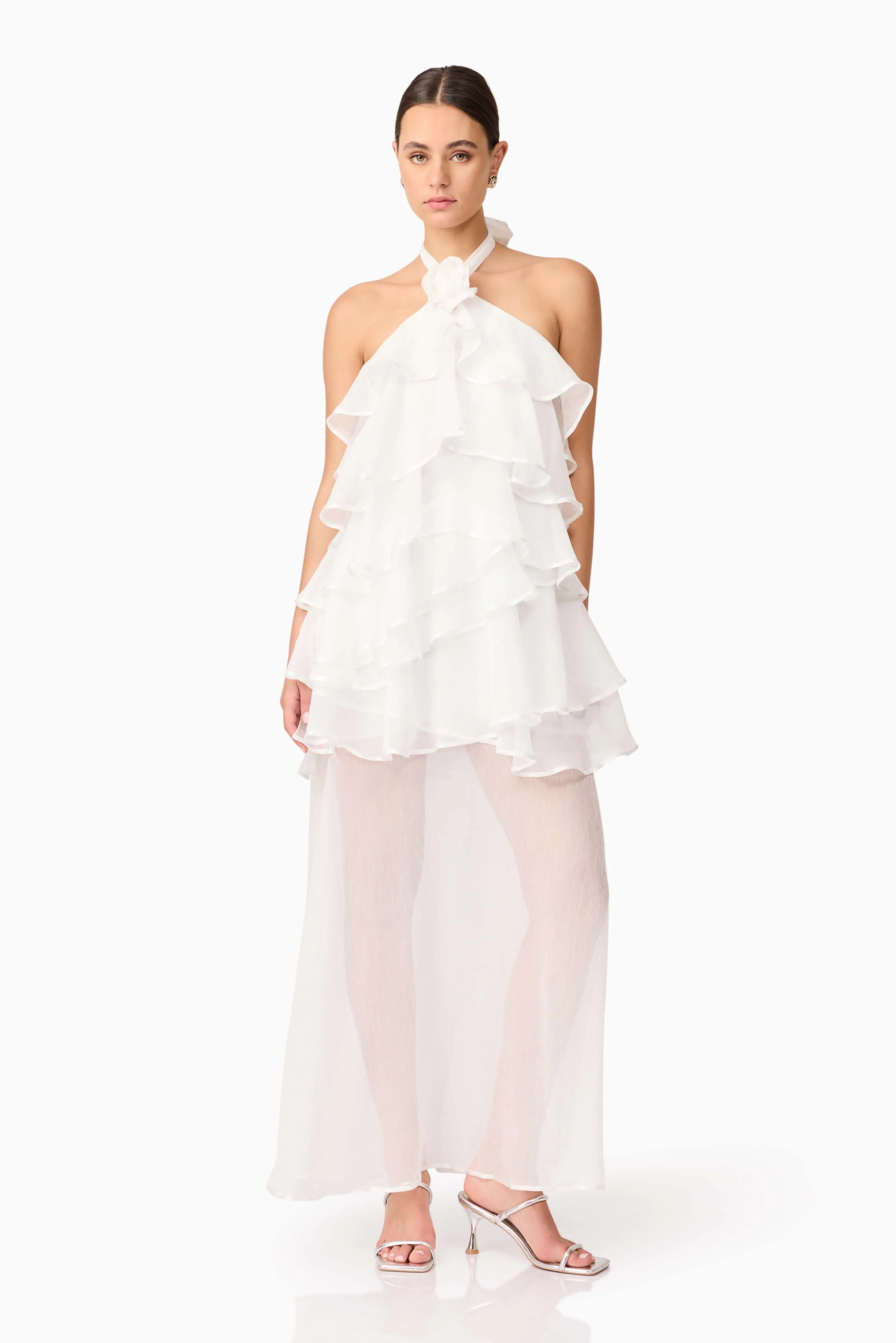 Melissa Halter Maxi Dress in White