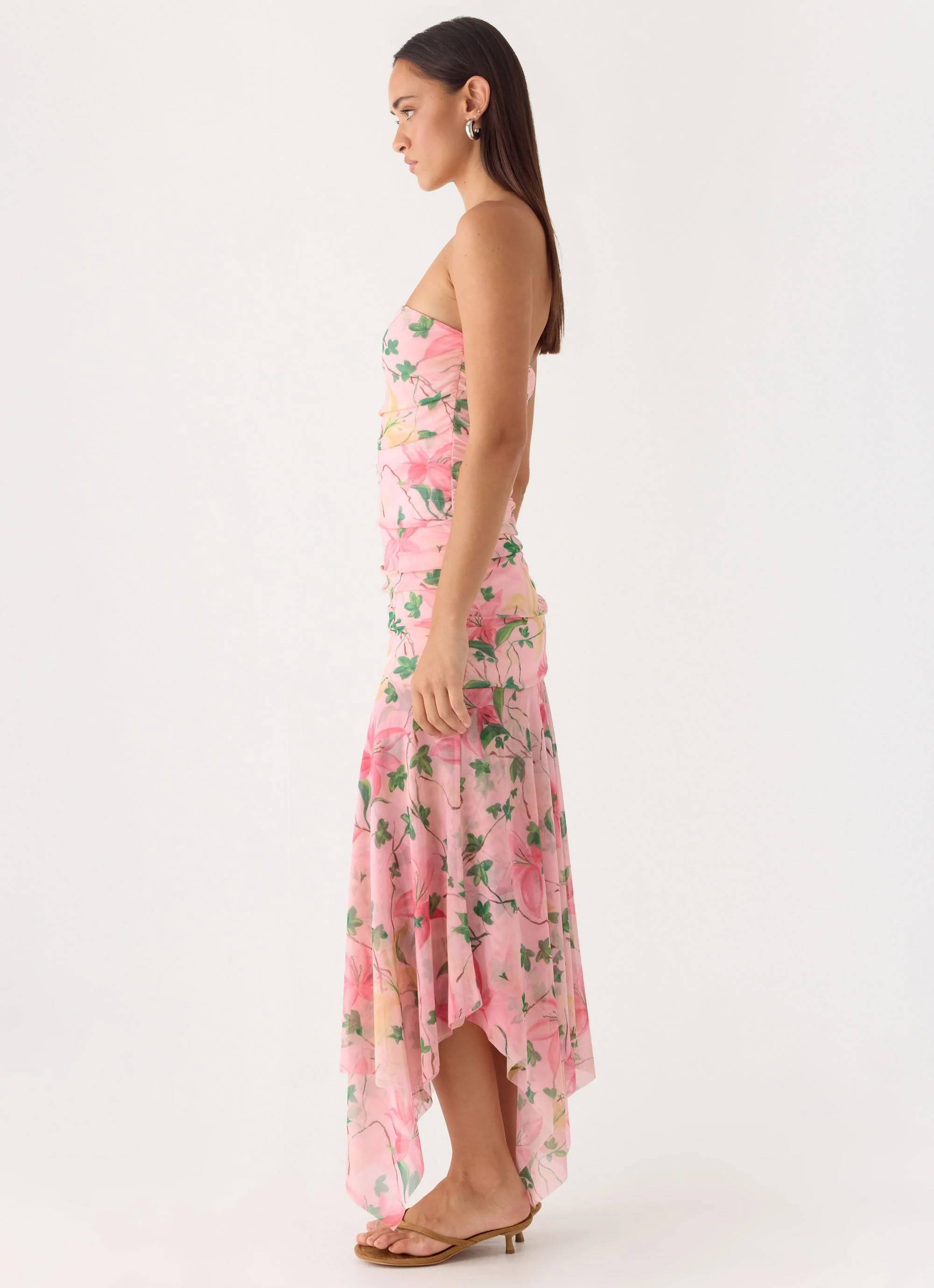 Bingle Midi Dress - Blooming Spring - luluinthesky