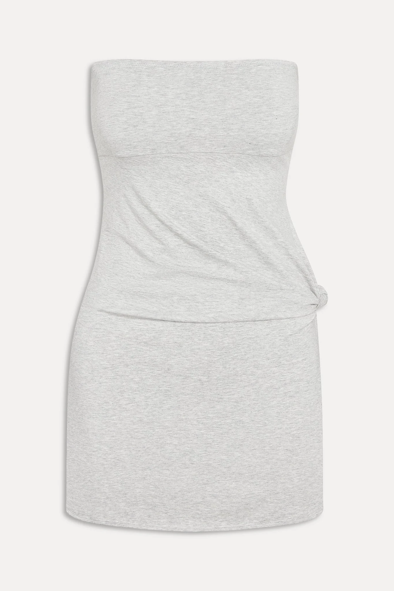 x JENNIE Vera Strapless Mini Dress - Smoke Gray